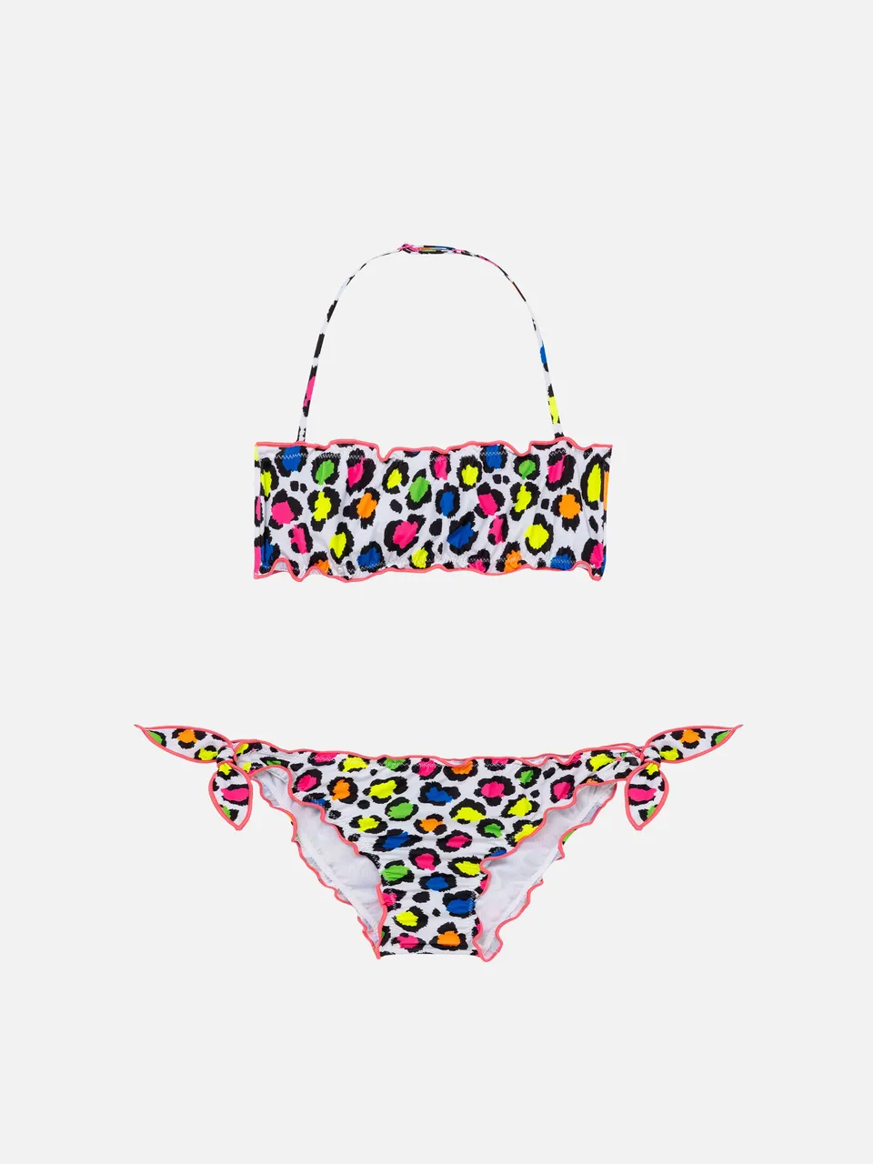 mc2-saint-barth-bikini-da-bambina-a-fascia-con-stampa-leopardata image 1