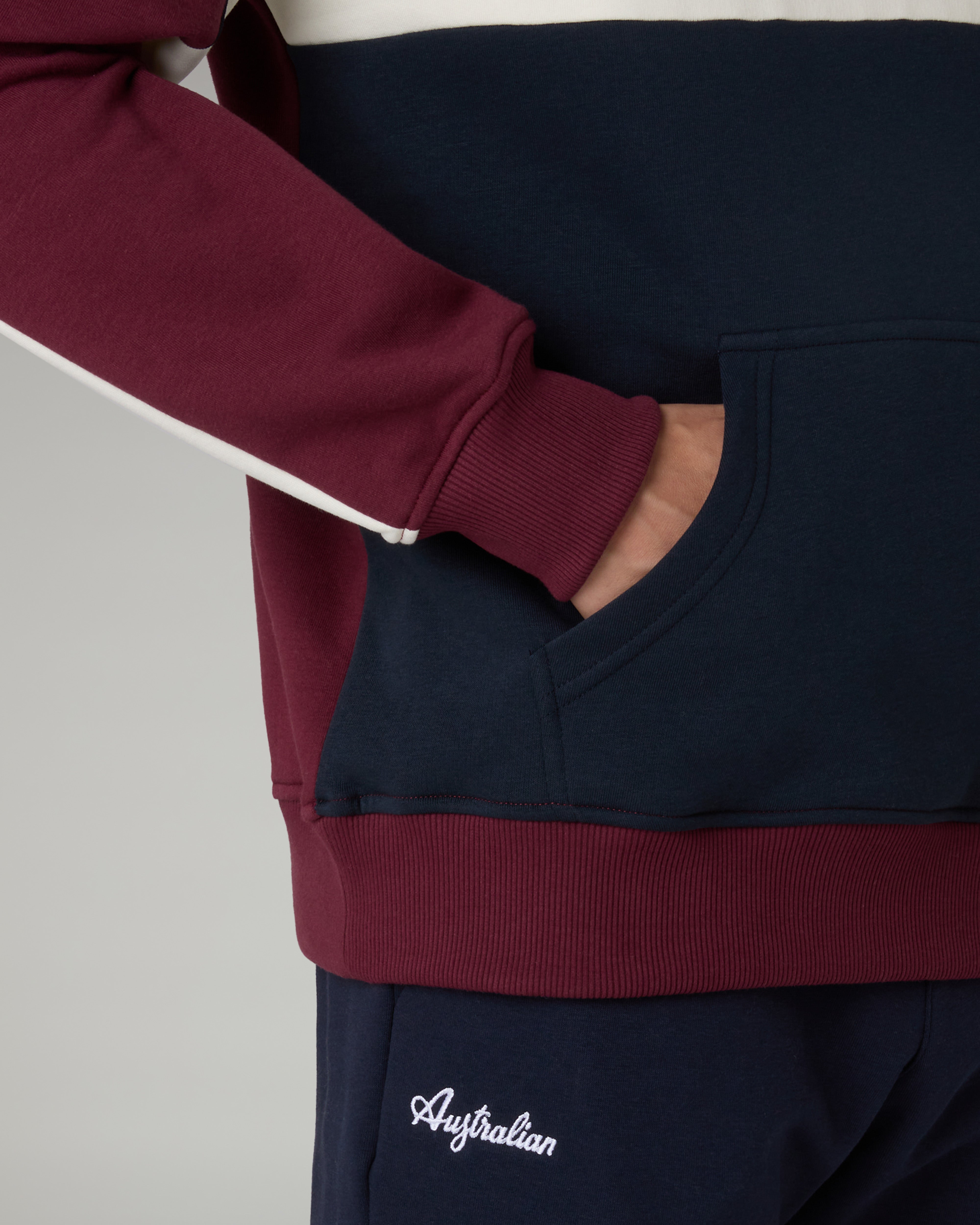 australian-posh-hoodie-felpa-con-cappuccio-rubino image 6