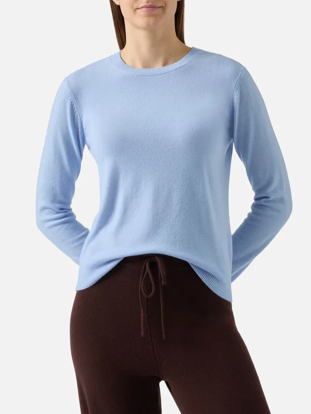 mc2-saint-barth-maglione-sorbonne-donna-in-100-cashmere-azzurro image 1
