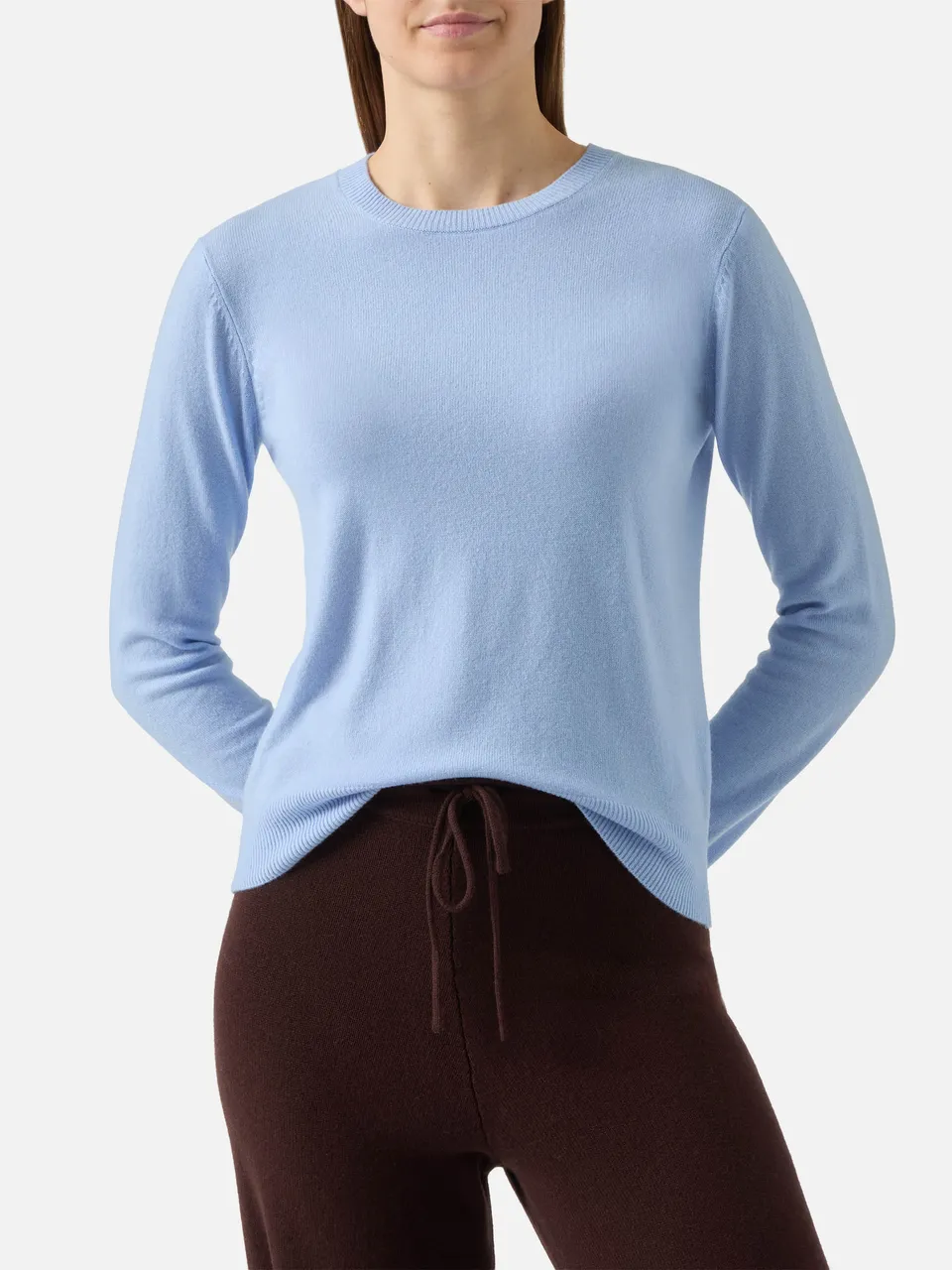 mc2-saint-barth-maglione-sorbonne-donna-in-100-cashmere-azzurro image 1