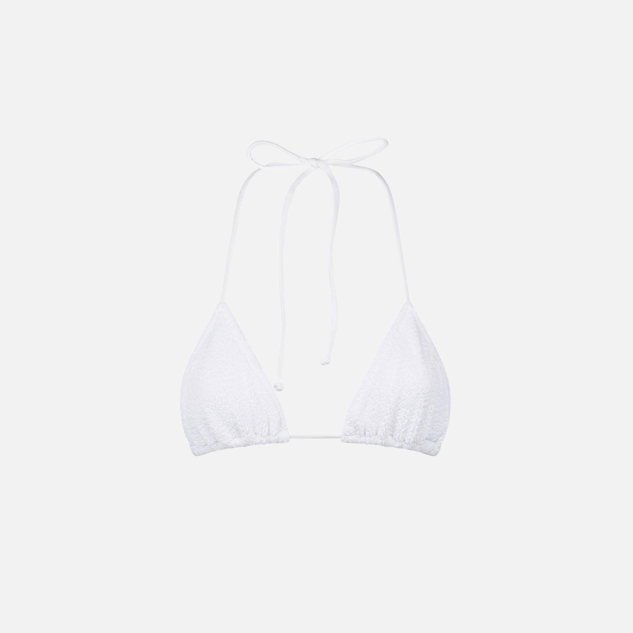 mc2-saint-barth-top-bikini-donna-leah-triangolo-crinkle-bianco image 1