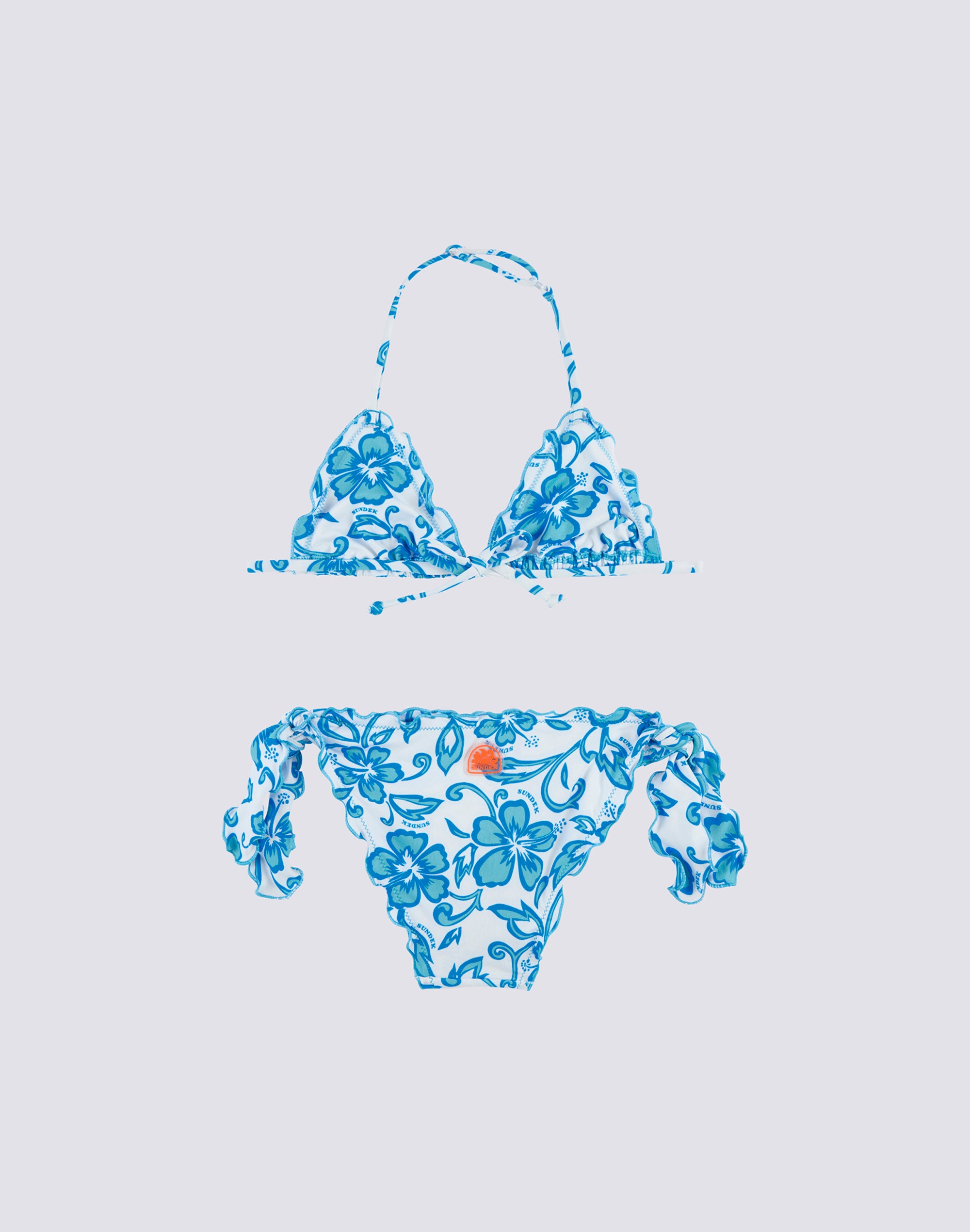 sundek-hibiscus-sk23-bikini-bambina-con-stampa-floreale image 3