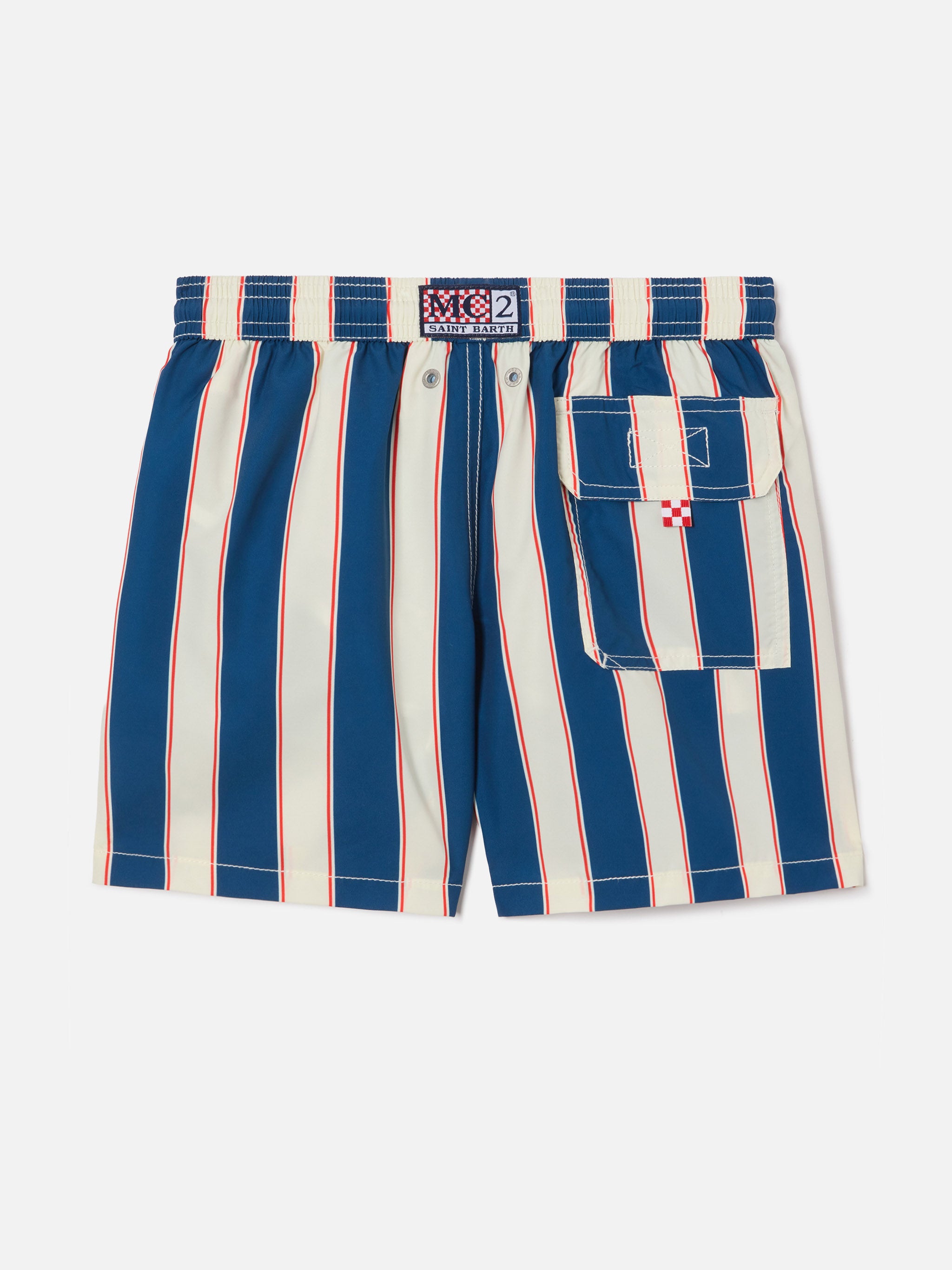 mc2-saint-barth-syros-jr-costume-bambino-a-righe-bianco-blu-rosso image 2