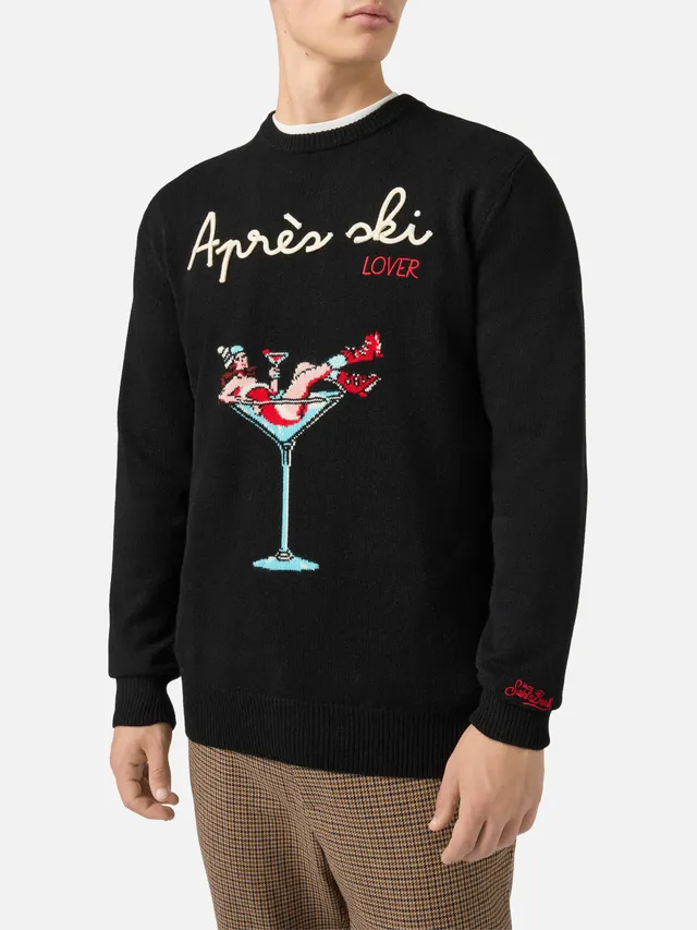 mc2-saint-barth-maglione-heron-misto-cashmere-nero-apres-ski-lover-uomo image 1