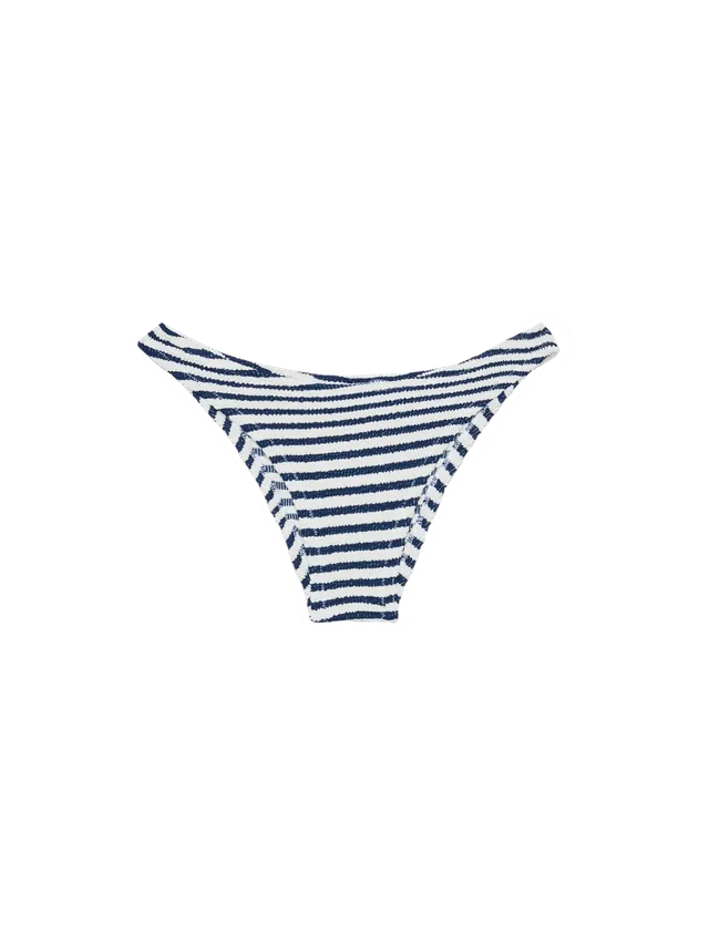mc2-saint-barth-elise-slip-mare-donna-crinkle-righe-blu-navy-e-bianco image 1