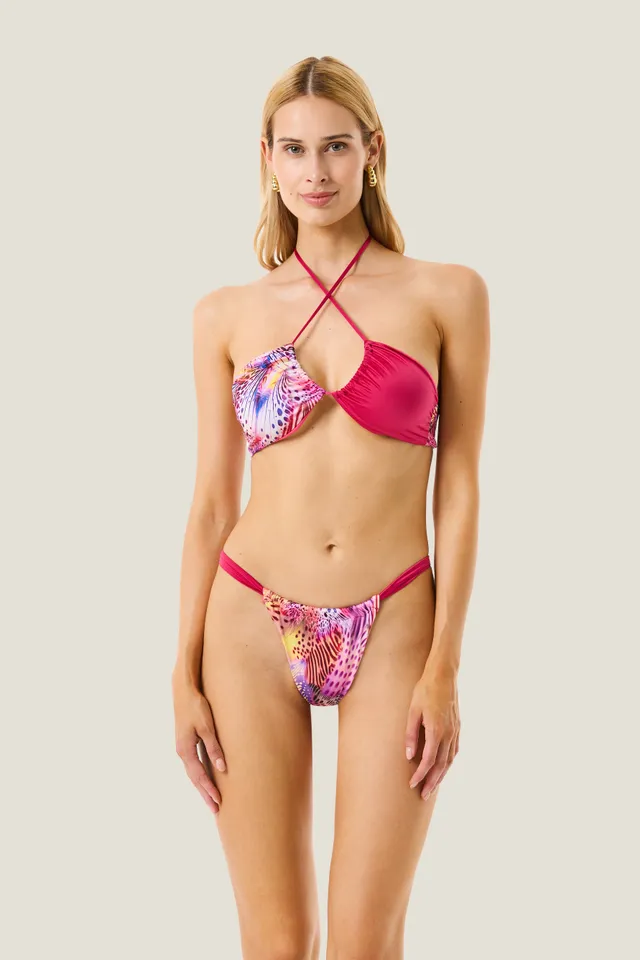 4giveness-bikini-fascia-pink-butterfly-bikini-a-fascia-donna image 1