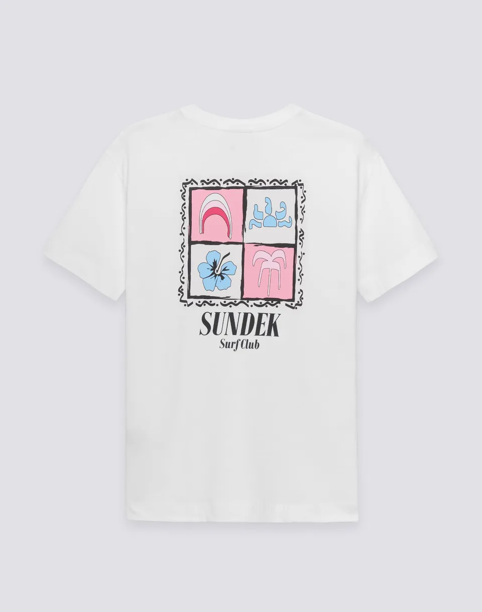 sundek-t-shirt-donna-stampe-fit-comfort-girocollo image 1