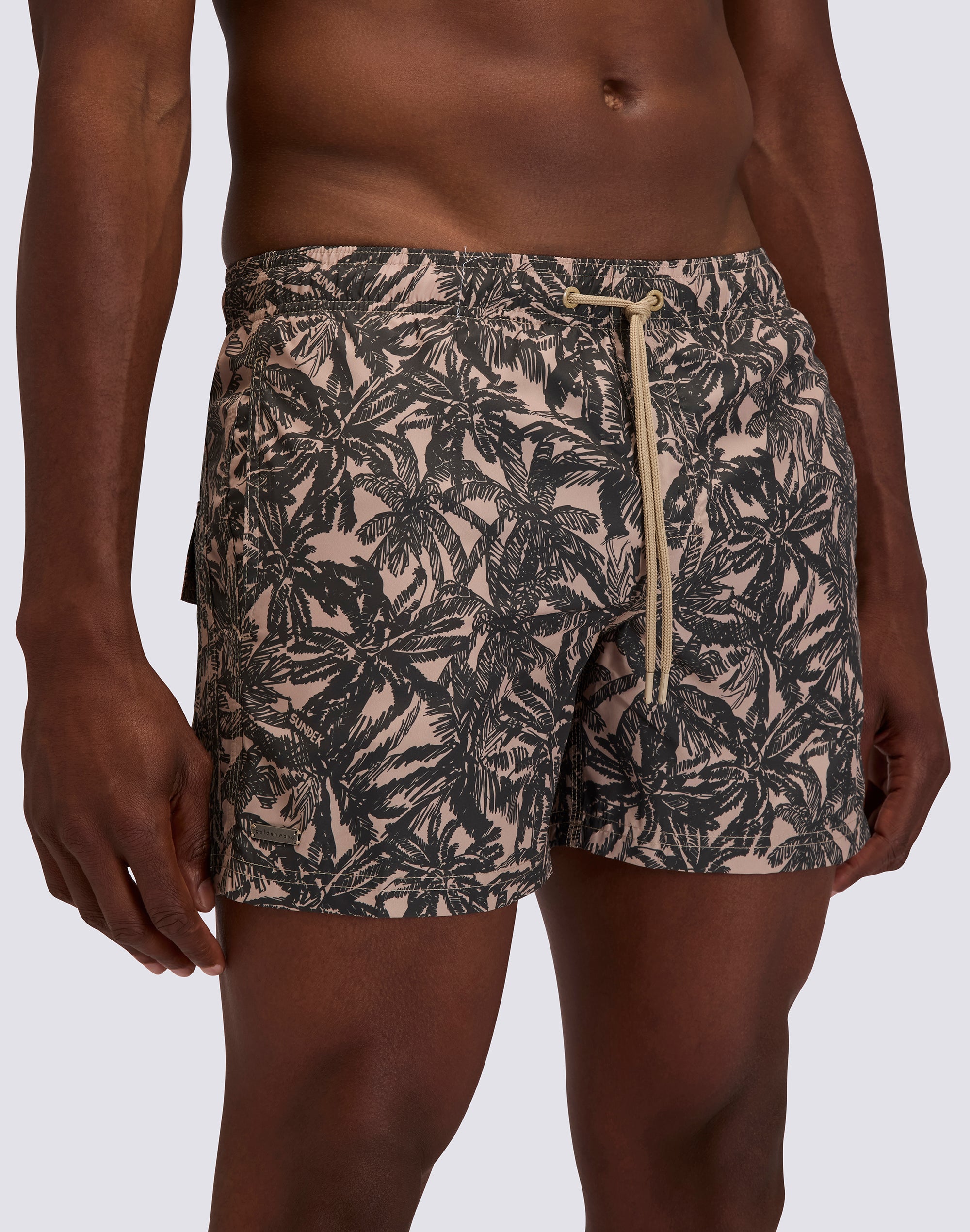 sundek-goldenwave-costume-da-bagno-uomo-corto-palm-camo image 3