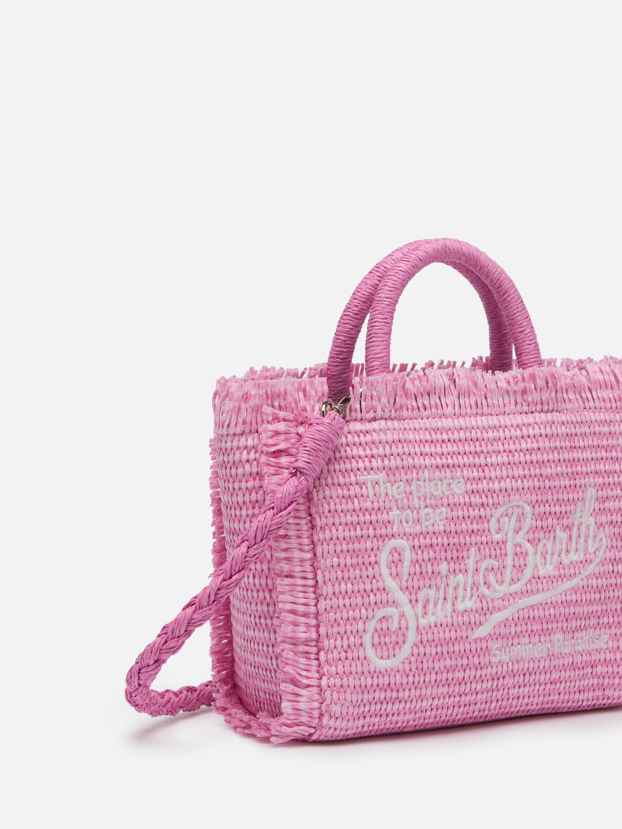 mc2-saint-barth-mini-vanity-borsa-paglia-rosa image 3