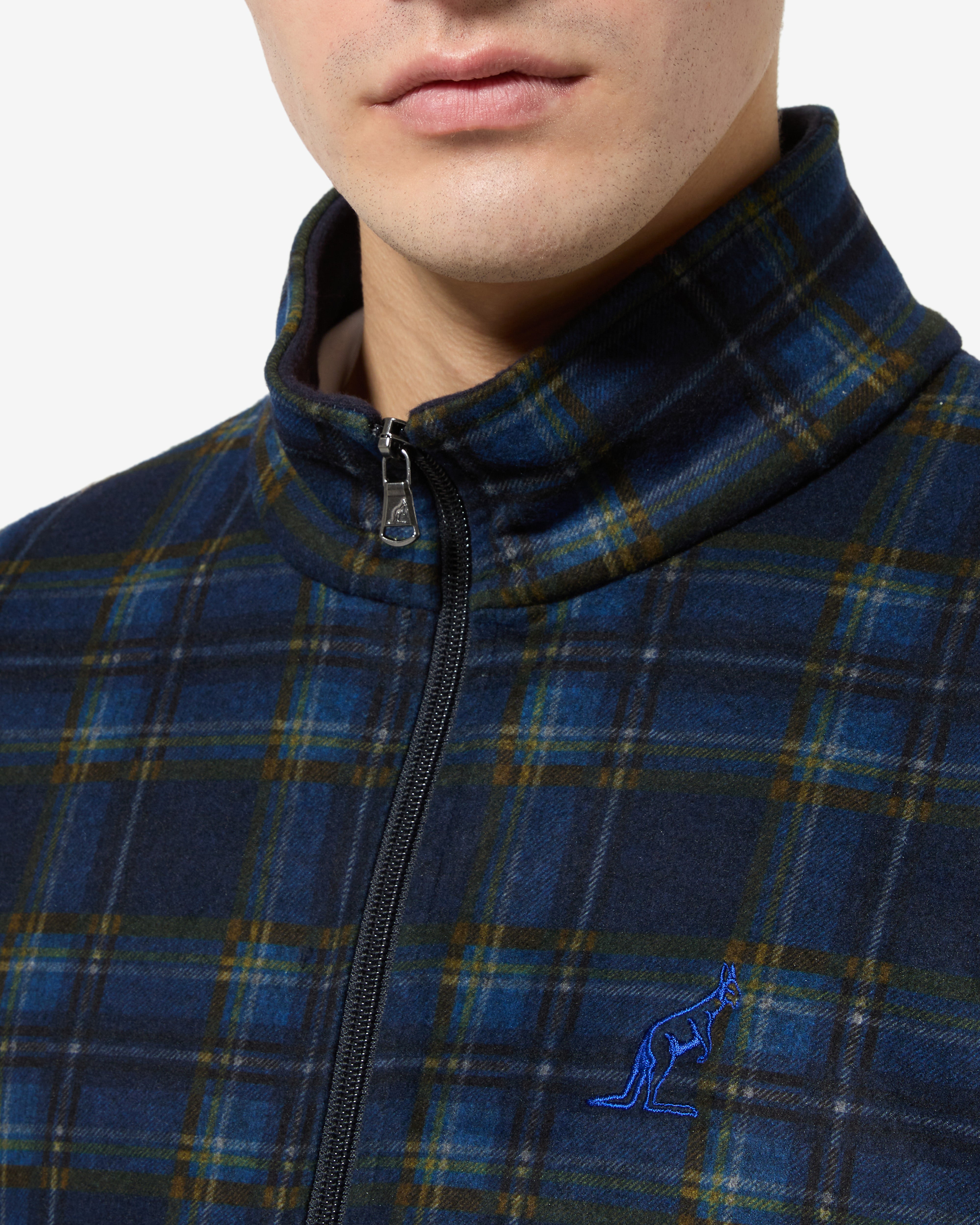 australian-check-tracksuit-tuta-sportiva-softech-check-blu-navy image 3