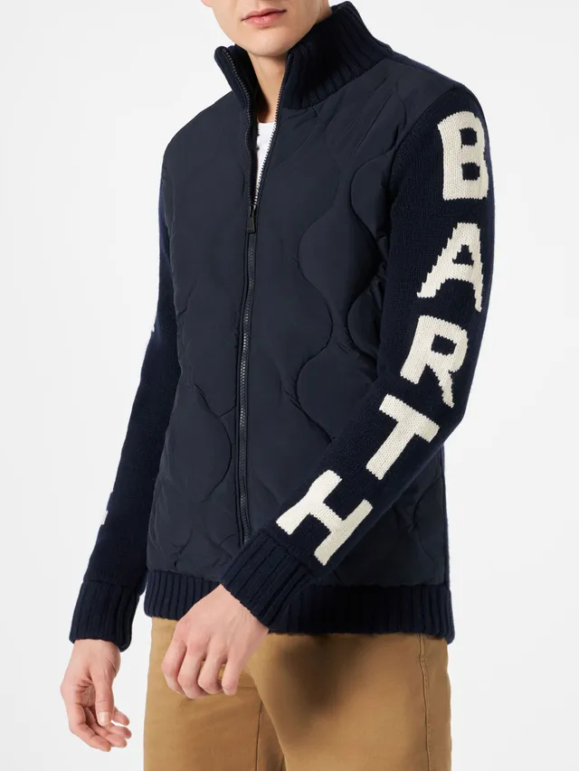 mc2-saint-barth-giacca-whistler-blu-uomo-in-maglia-e-trapuntato image 1