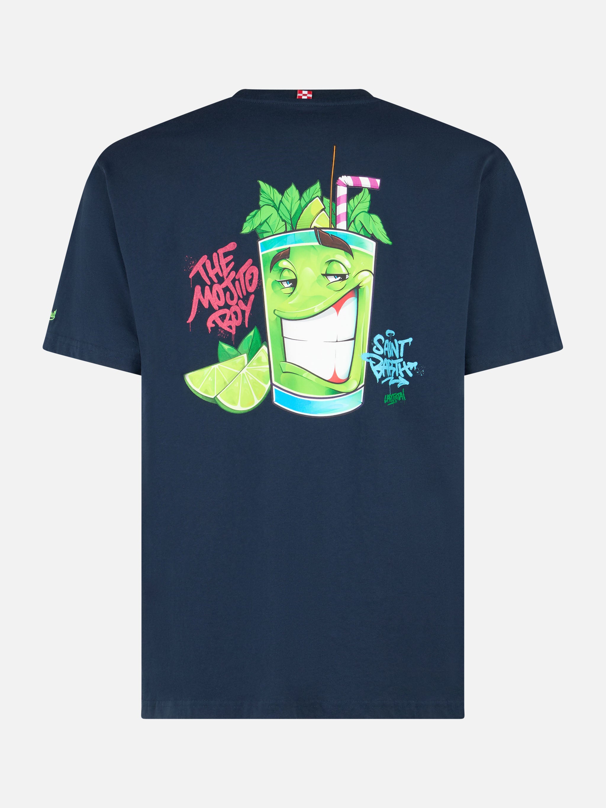 mc2-saint-barth-cryptopuppets-mojito-t-shirt-uomo-blu-special-edition image 1
