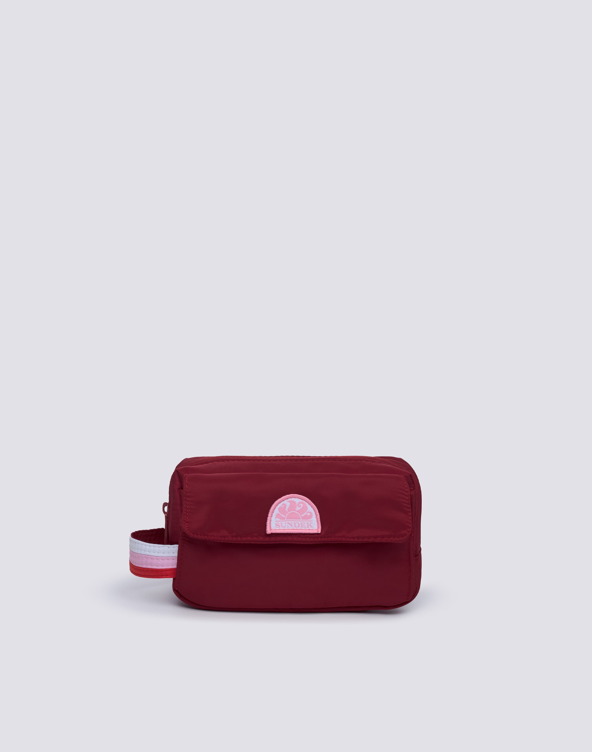 sundek-beauty-case-con-zip-e-dettagli-arcobaleno-travel-pouch image 1