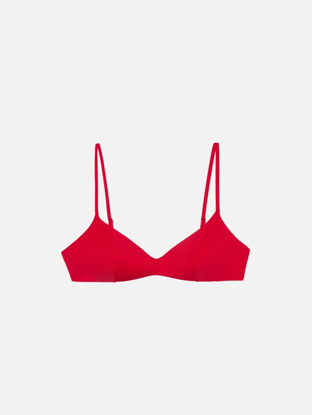 mc2-saint-barth-may-top-bikini-donna-rosso-scollo-profondo image 1