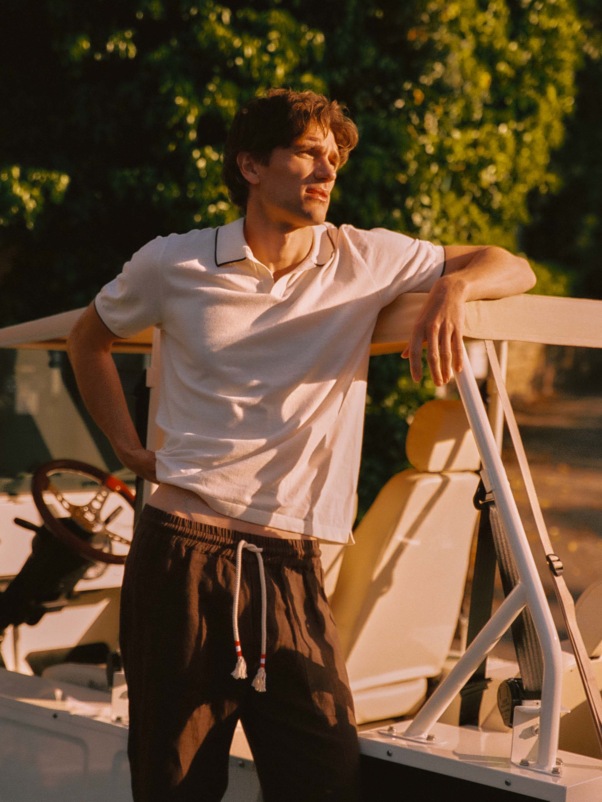 mc2-saint-barth-pantalone-calais-lungo-marrone-scuro-in-puro-lino image 3