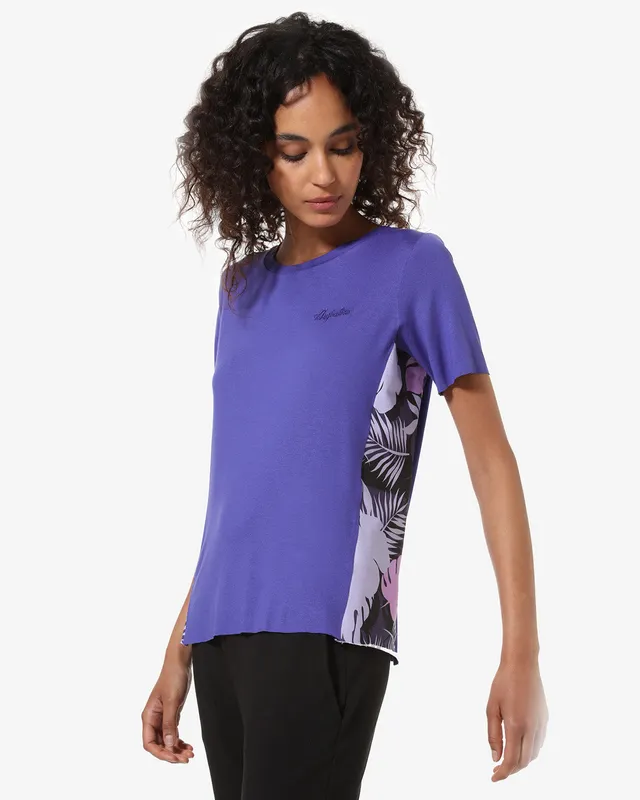australian-live-cut-flowers-t-shirt-indaco-jersey-taglio-vivo-made-in-italy image 1