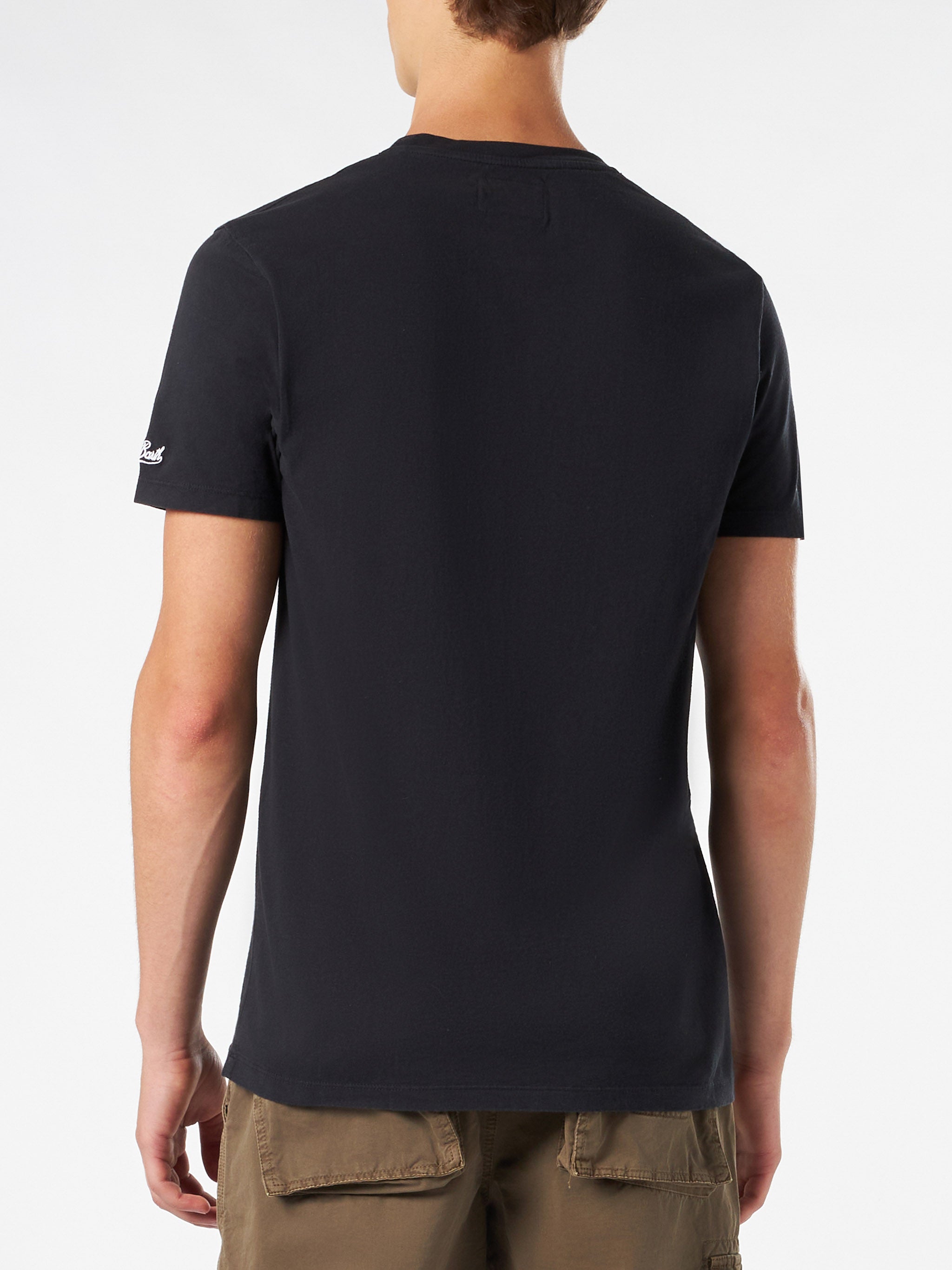 mc2-saint-barth-jack-t-shirt-uomo-cotone-nero-stampa-cocktails image 4