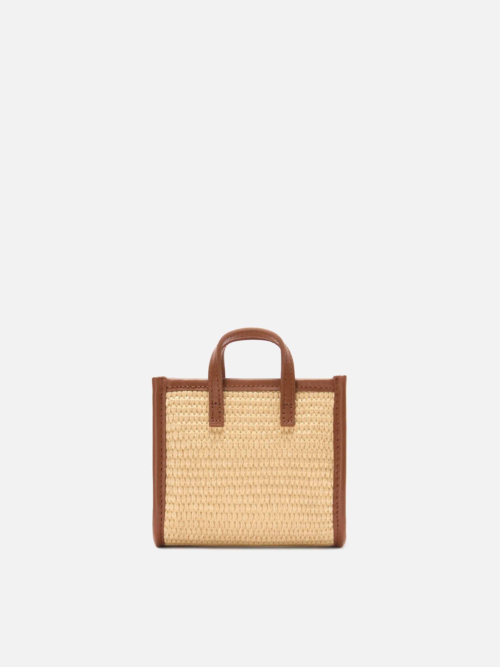 mc2-saint-barth-borsa-vivian-micro-marrone-effetto-paglia-con-logo-ricamato image 4
