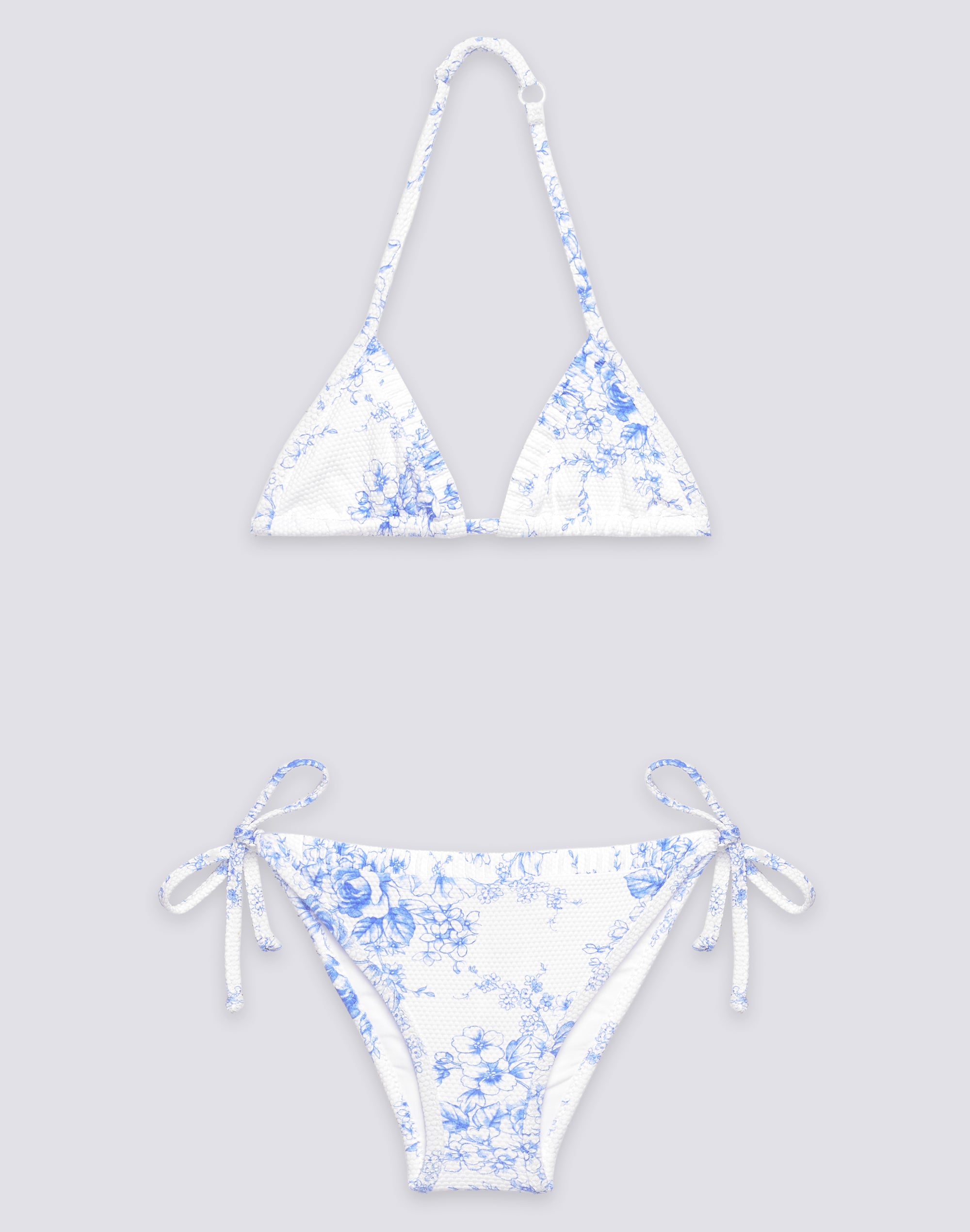 sundek-mini-bikini-bambina-rose-de-joie-con-lacci-regolabili image 1