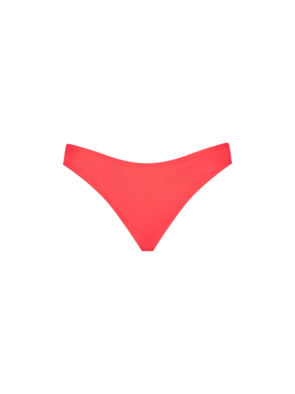 mc2-saint-barth-elise-slip-mare-donna-rosso-fluo-chiuso-sui-fianchi image 1