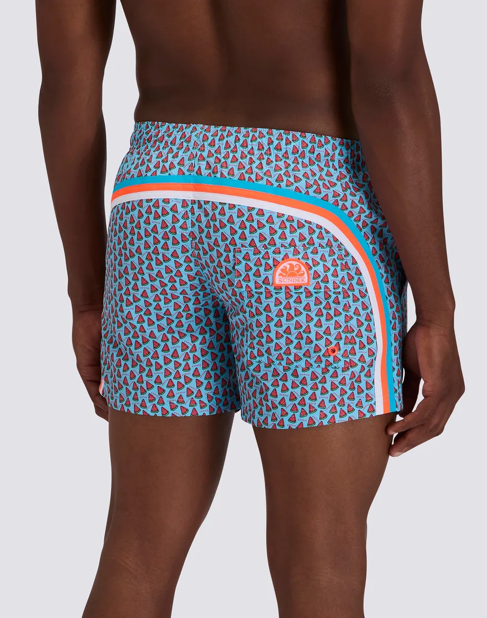 sundek-iconic-costume-da-bagno-uomo-corto-fruit-fiesta-in-repreve-riciclato image 1