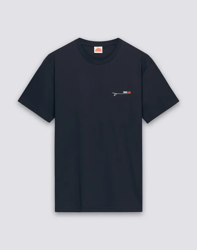 sundek-t-shirt-uomo-girocollo-old-school-surf-in-cotone image 1