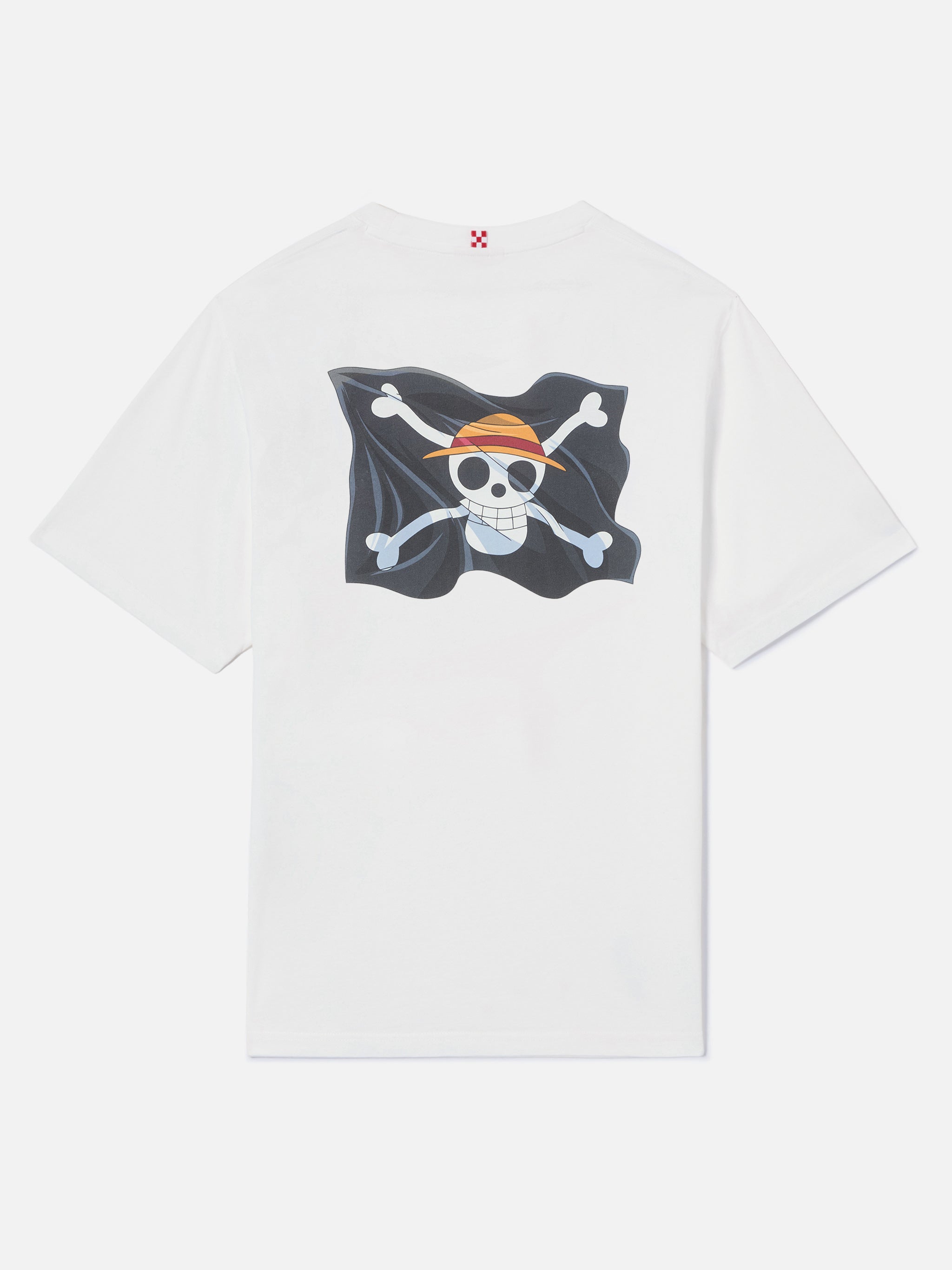 mc2-saint-barth-portland-t-shirt-uomo-bianca-cotone-one-piece-luffy-special-edit image 1