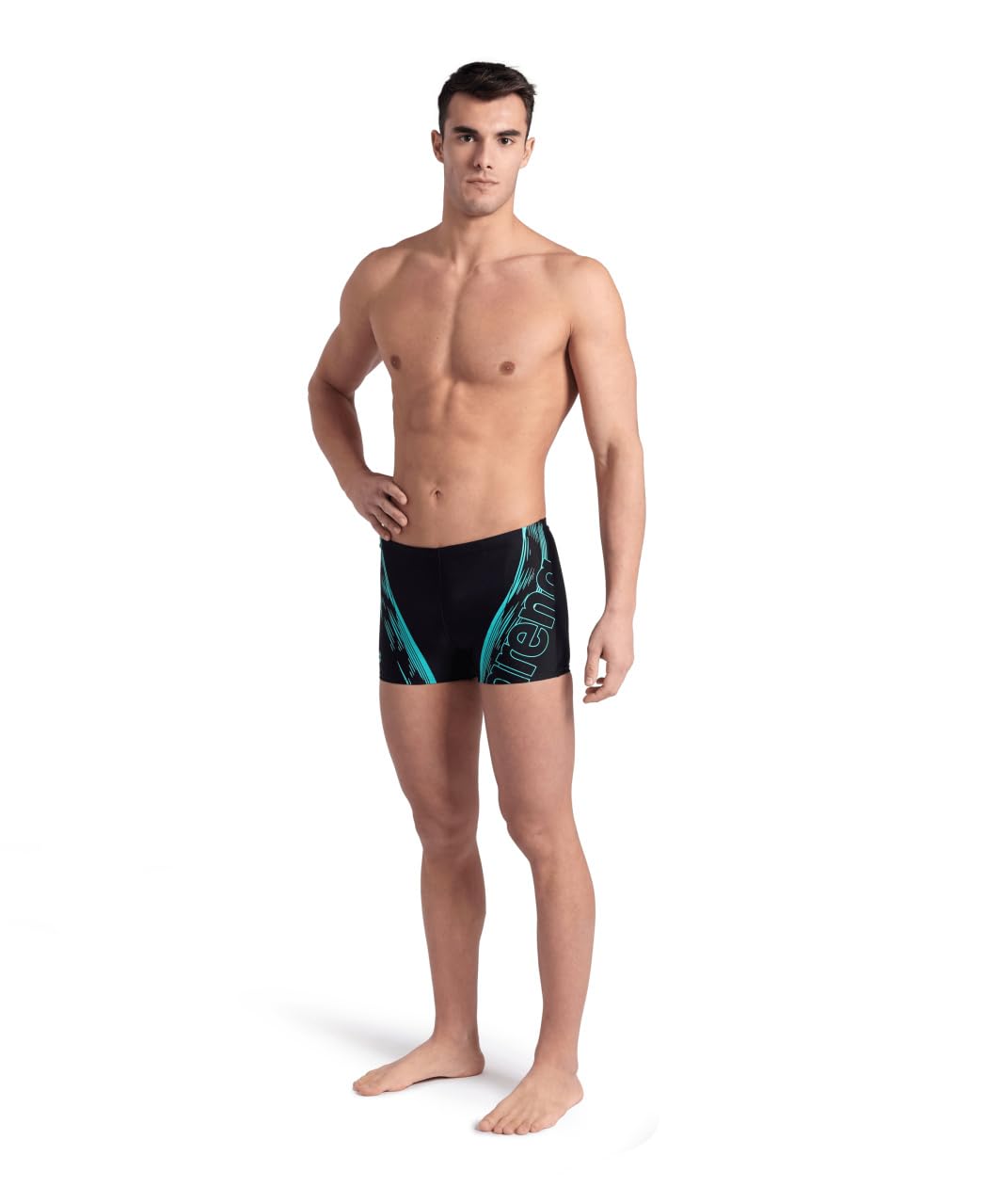 arena-swim-short-graphic-pantaloncino-mare-uomo image 3