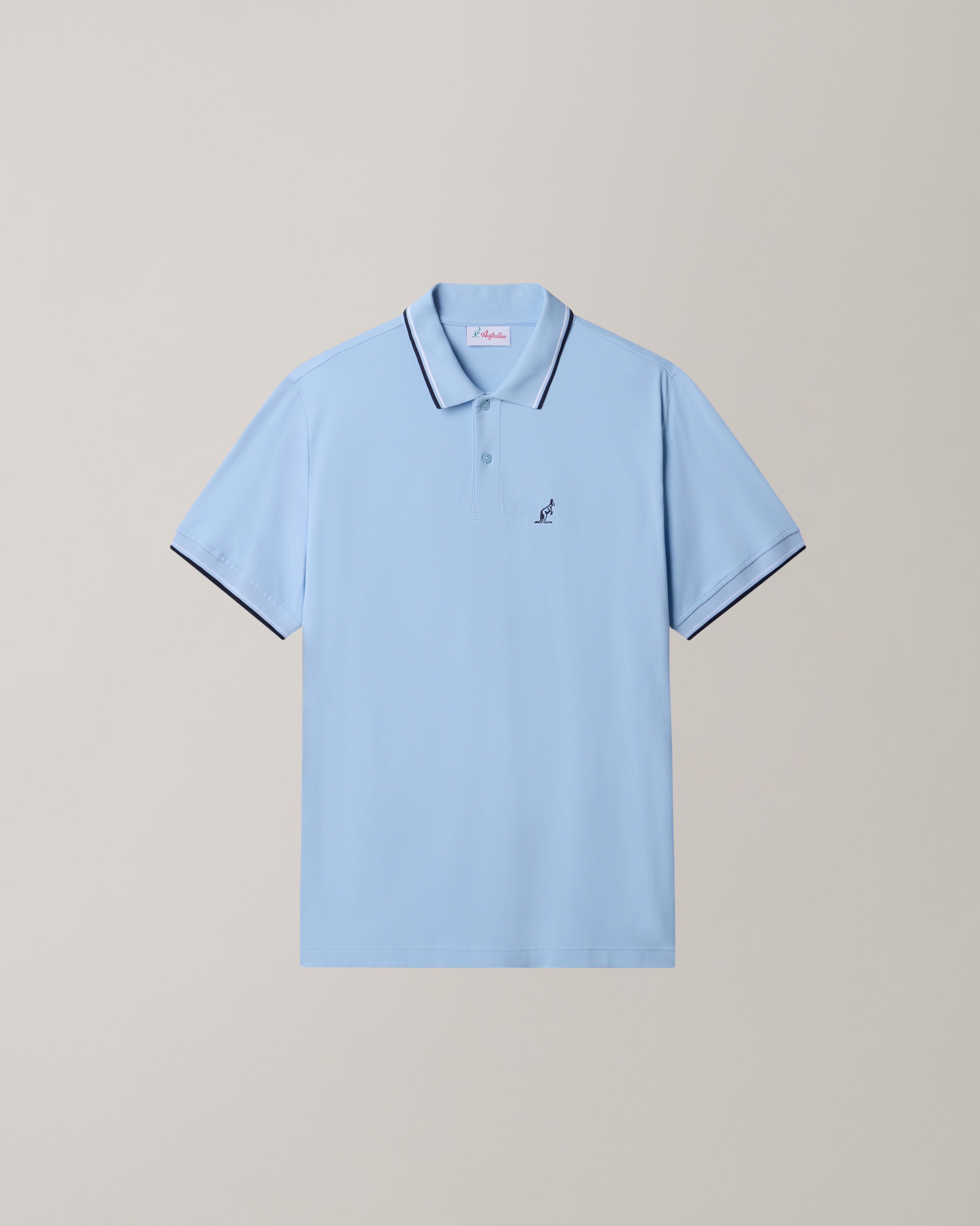 australian-2-stripes-polo-shirt-piquet-tecnico-azzurro-pastello image 5