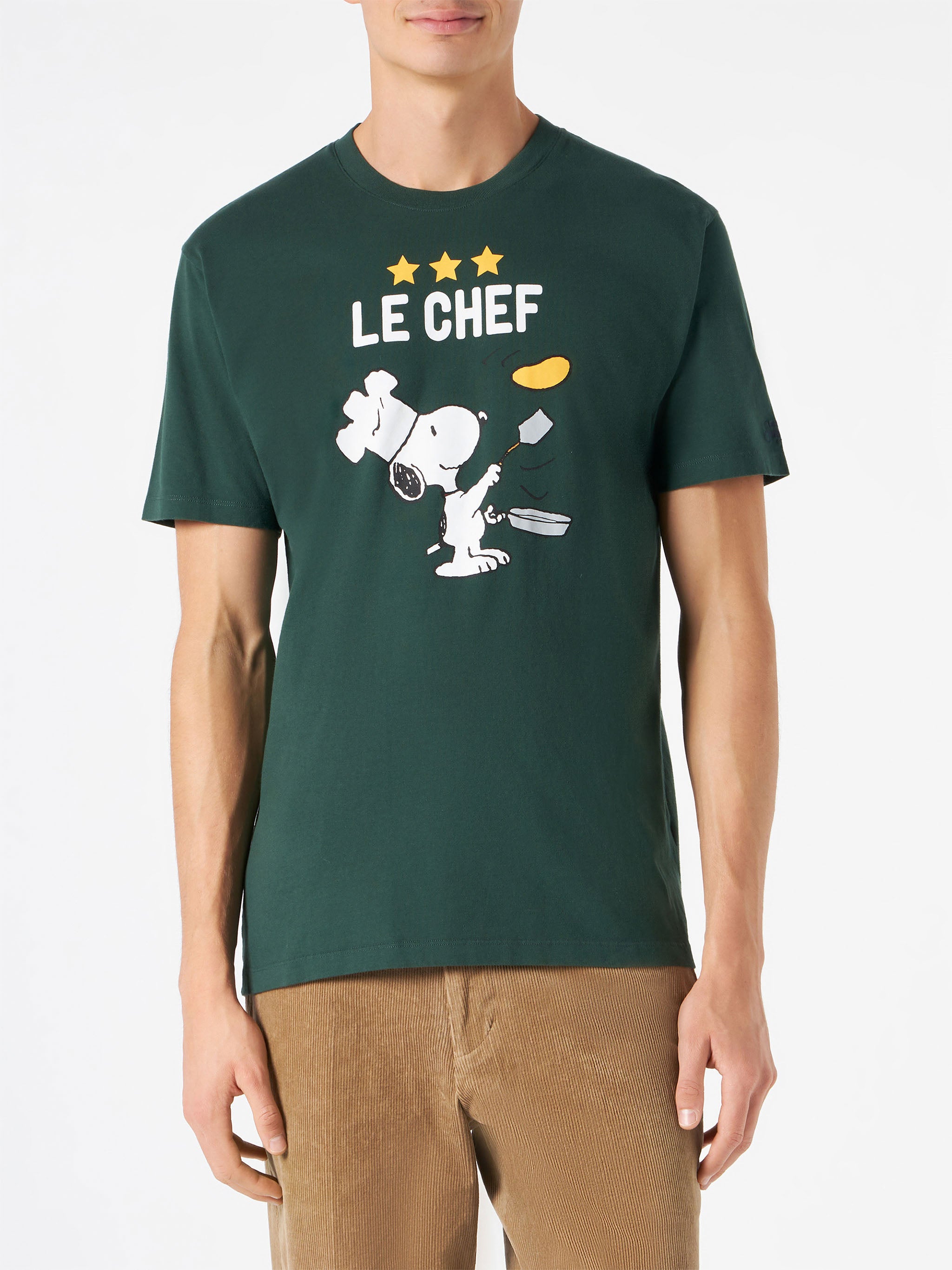 t-shirt-mc2-saint-barth-arnott-snoopy-le-chef-edizione-speciale-peanuts-cotone-v image 2