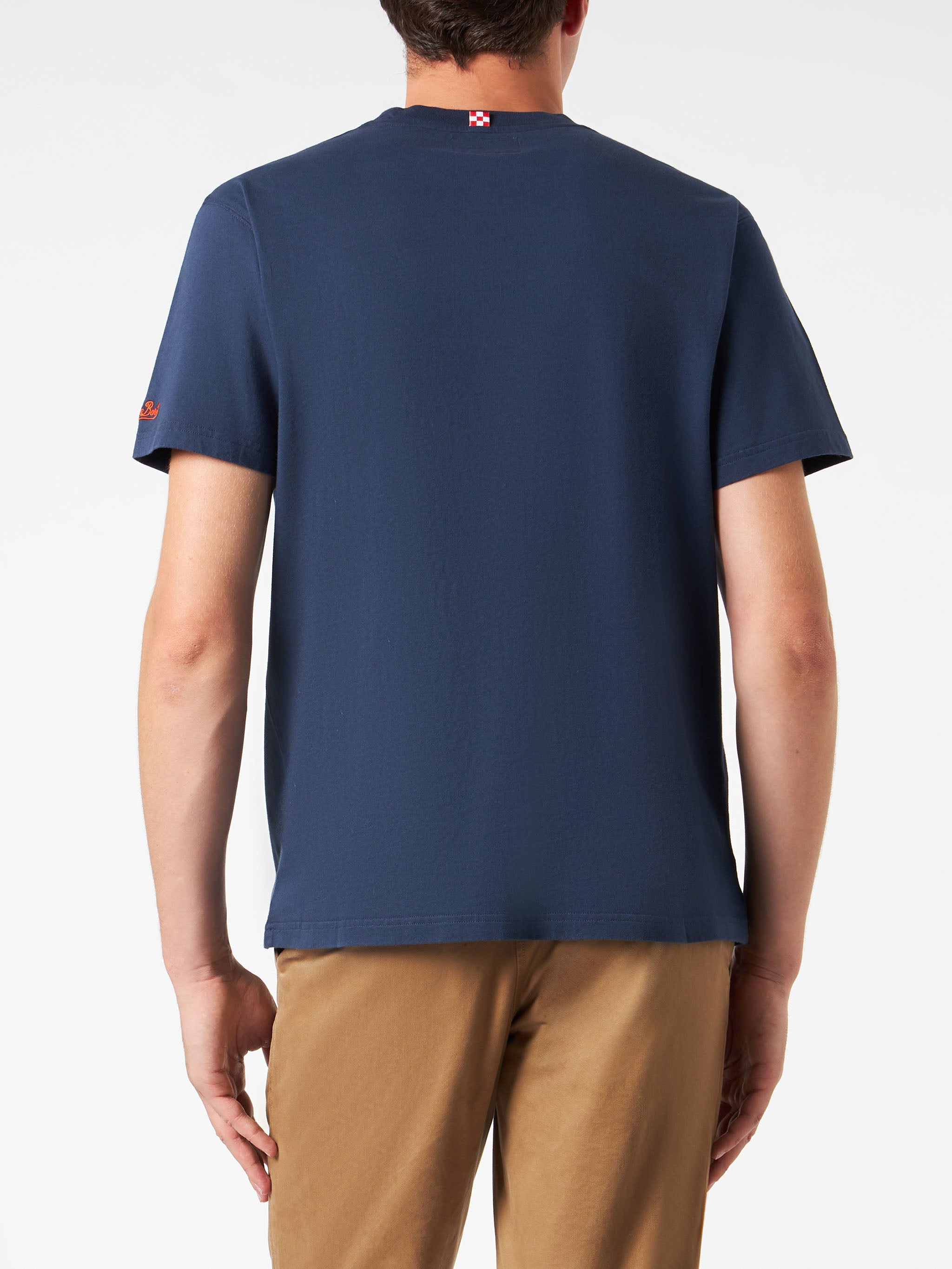 mc2-saint-barth-t-shirt-arnott-blu-con-stampa-save-water-drink-spritz image 4