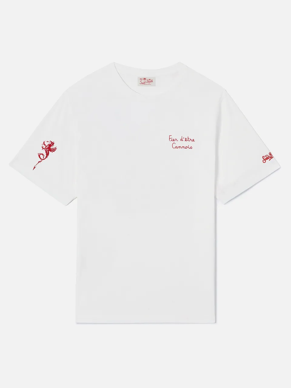 mc2-saint-barth-t-shirt-portofino-uomo-bianca-as-cannes-special-edition image 1