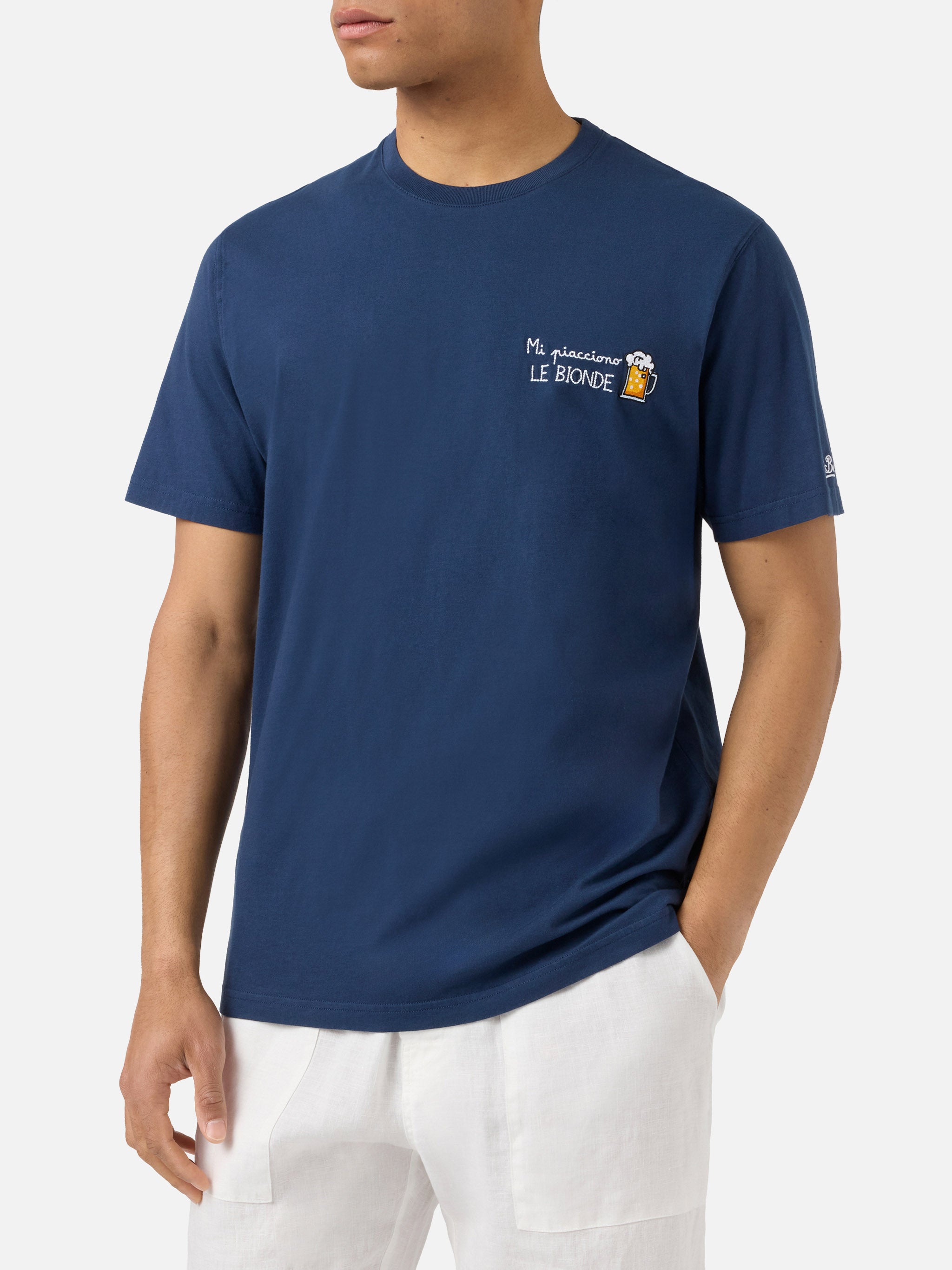 mc2-saint-barth-portofino-t-shirt-uomo-blu-mi-piacciono-le-bionde image 3