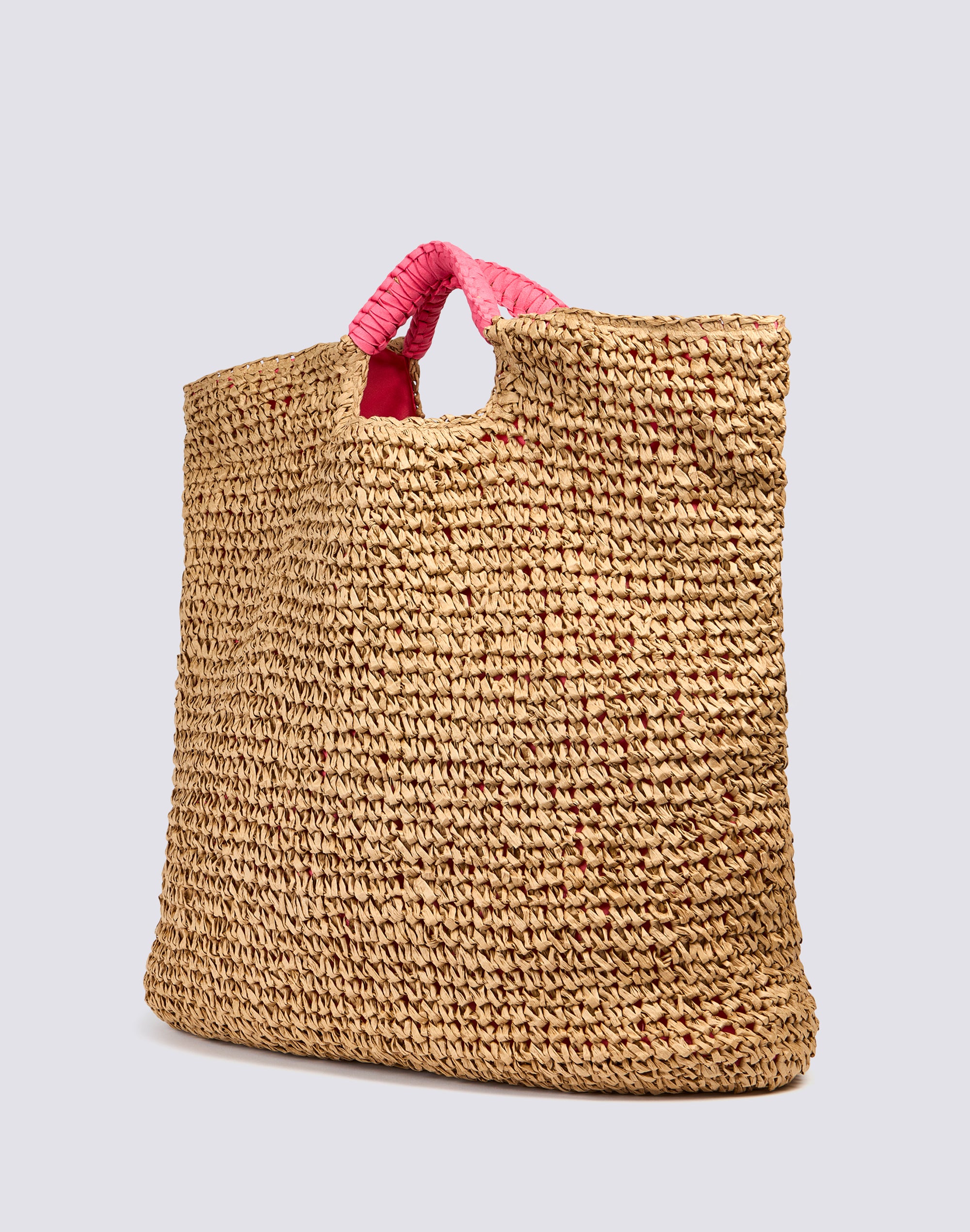 sundek-goldenwave-maxi-borsa-mare-paper-straw-intrecciata-con-zip image 2
