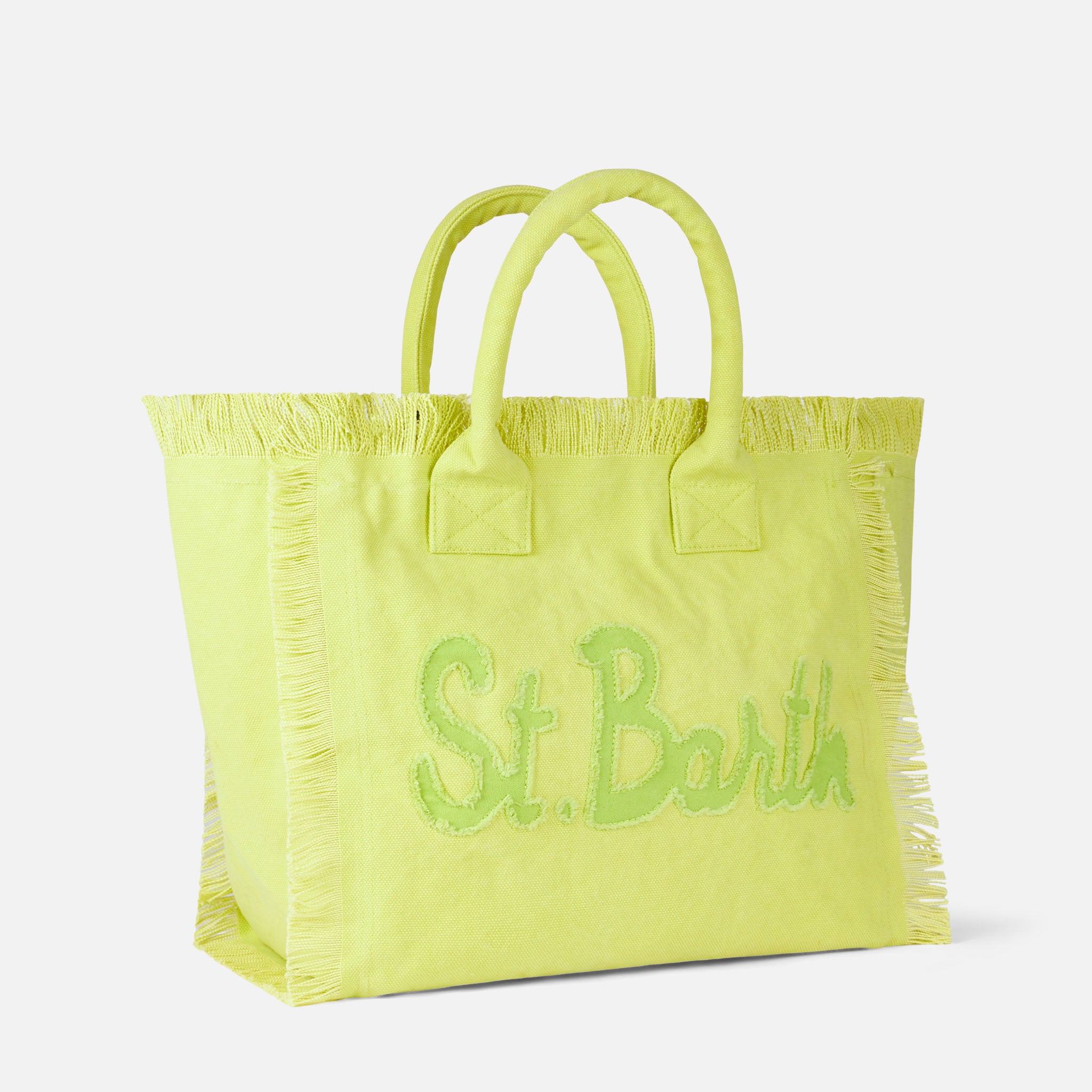 mc2-saint-barth-vanity-borsa-a-spalla-tela-verde-chiaro-40x32x20 image 3