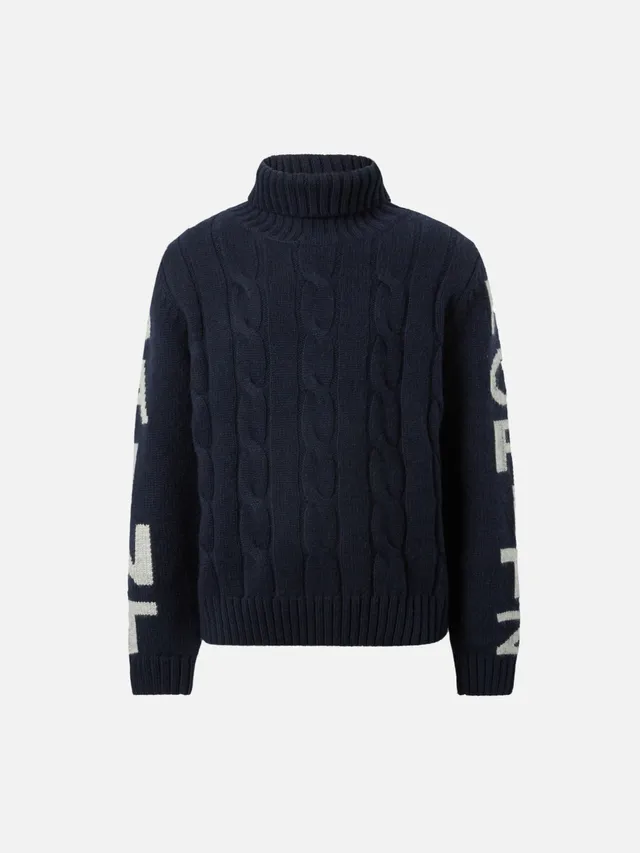 mc2-saint-barth-fisherman-jr-fis0002-maglione-bambino-blu-saint-moritz-a-trecce image 1