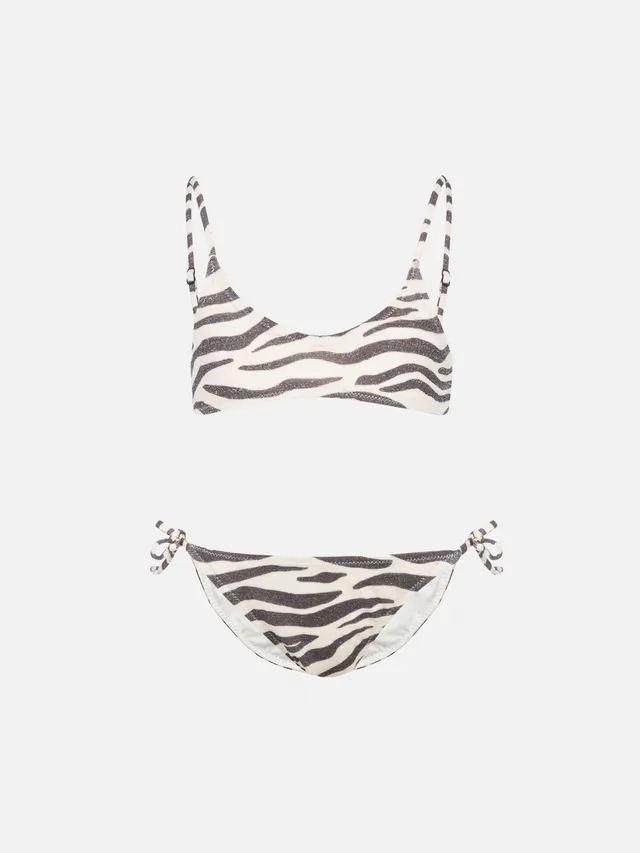 bikini-bralette-mc2-saint-barth-paloma-jr-in-lurex-con-stampa-zebra image 1