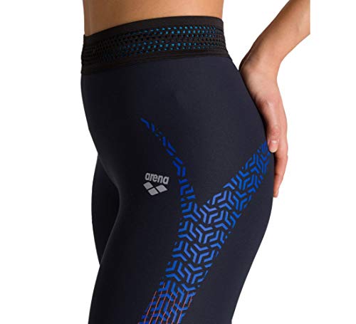 arena-w-a-one-long-tights-donna-black-fluo-red-l image 7