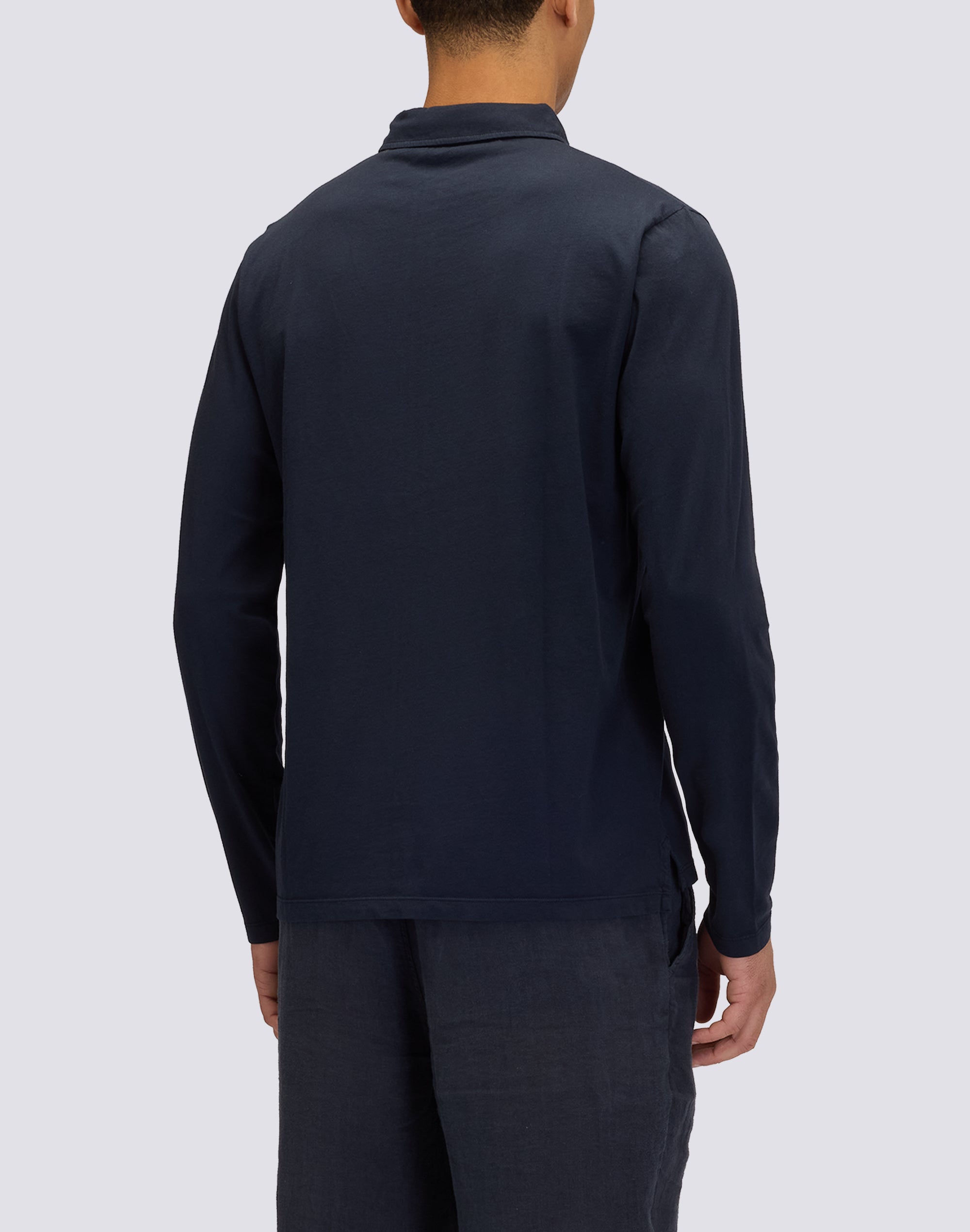 sundek-camicia-uomo-maniche-lunghe-cotone-jersey-tinto-capo-regular image 2
