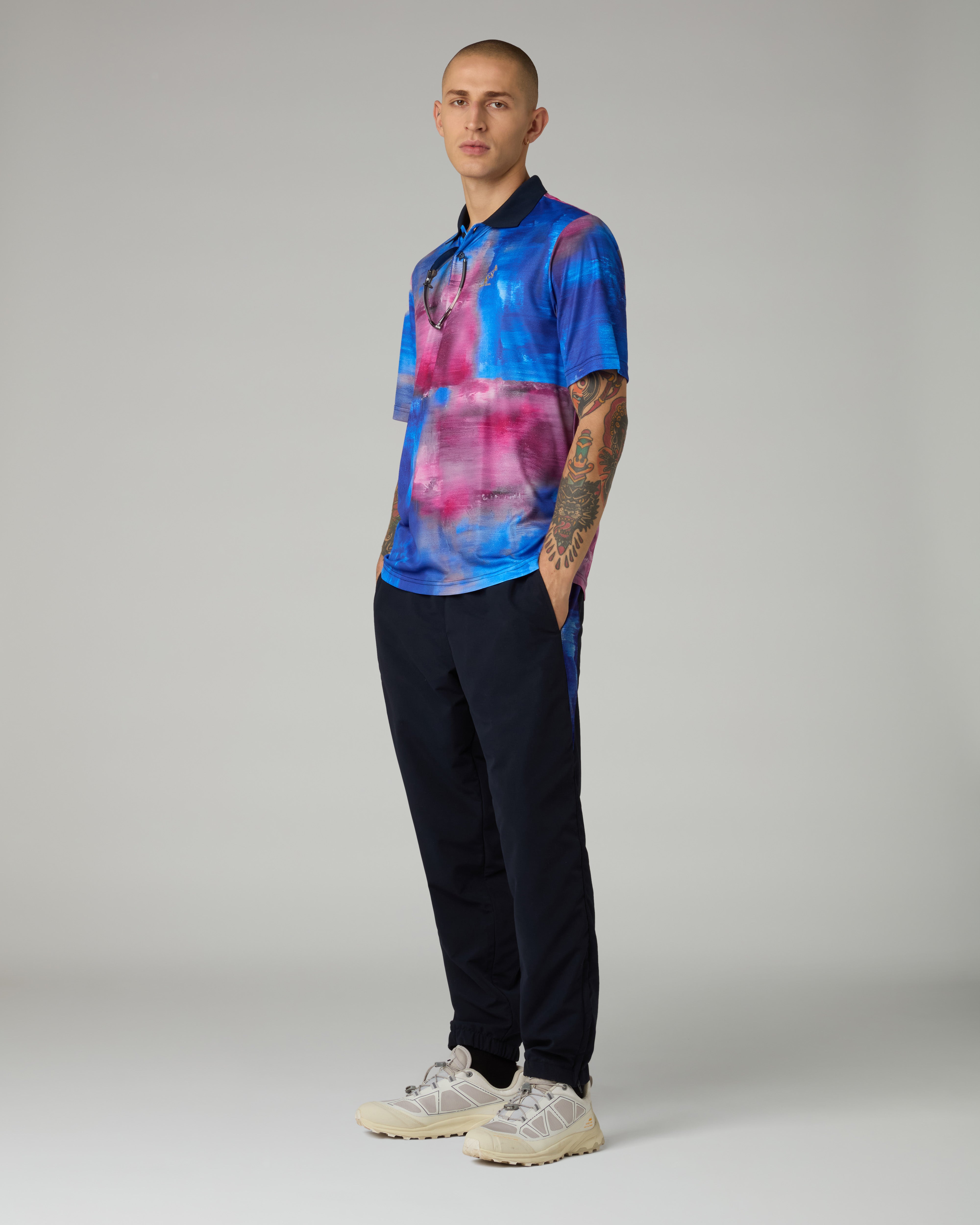 australian-klee-polo-shirt-polo-tennis-ace-blu-navy-all-over image 2