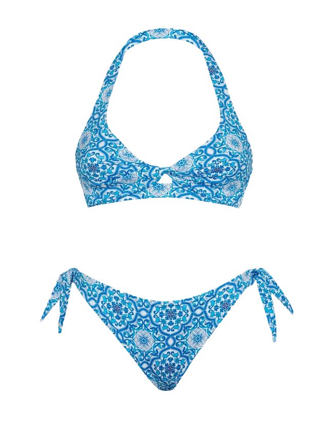 mc2-saint-barth-leda-yali-bikini-bralette-stampa-maiolica-bianco image 1
