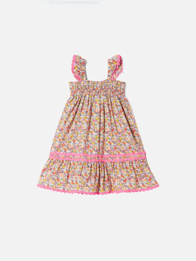 mc2-saint-barth-abito-bambina-cotone-stampa-fiori-liberty-special-edition image 1
