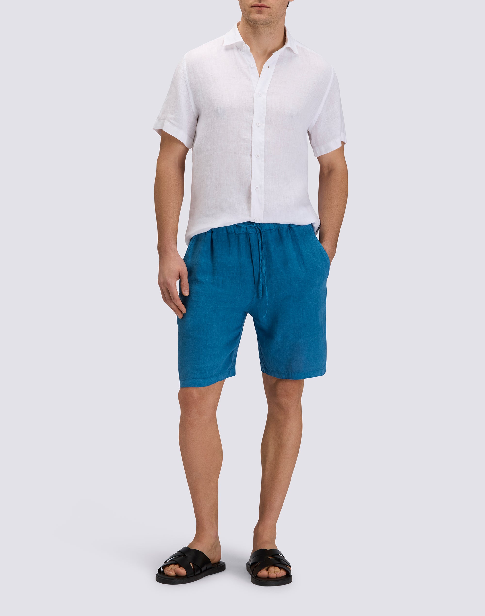 sundek-walkshort-uomo-in-lino-bermuda-estivo-leggero image 3