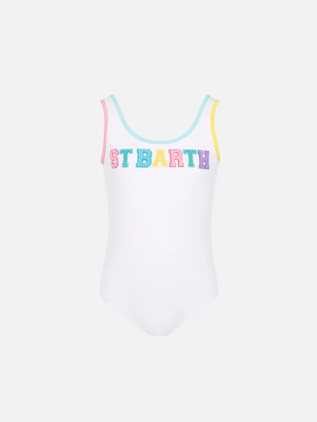 mc2-saint-barth-cara-costume-intero-bambina-bianco-costine-con-patch-logo image 1