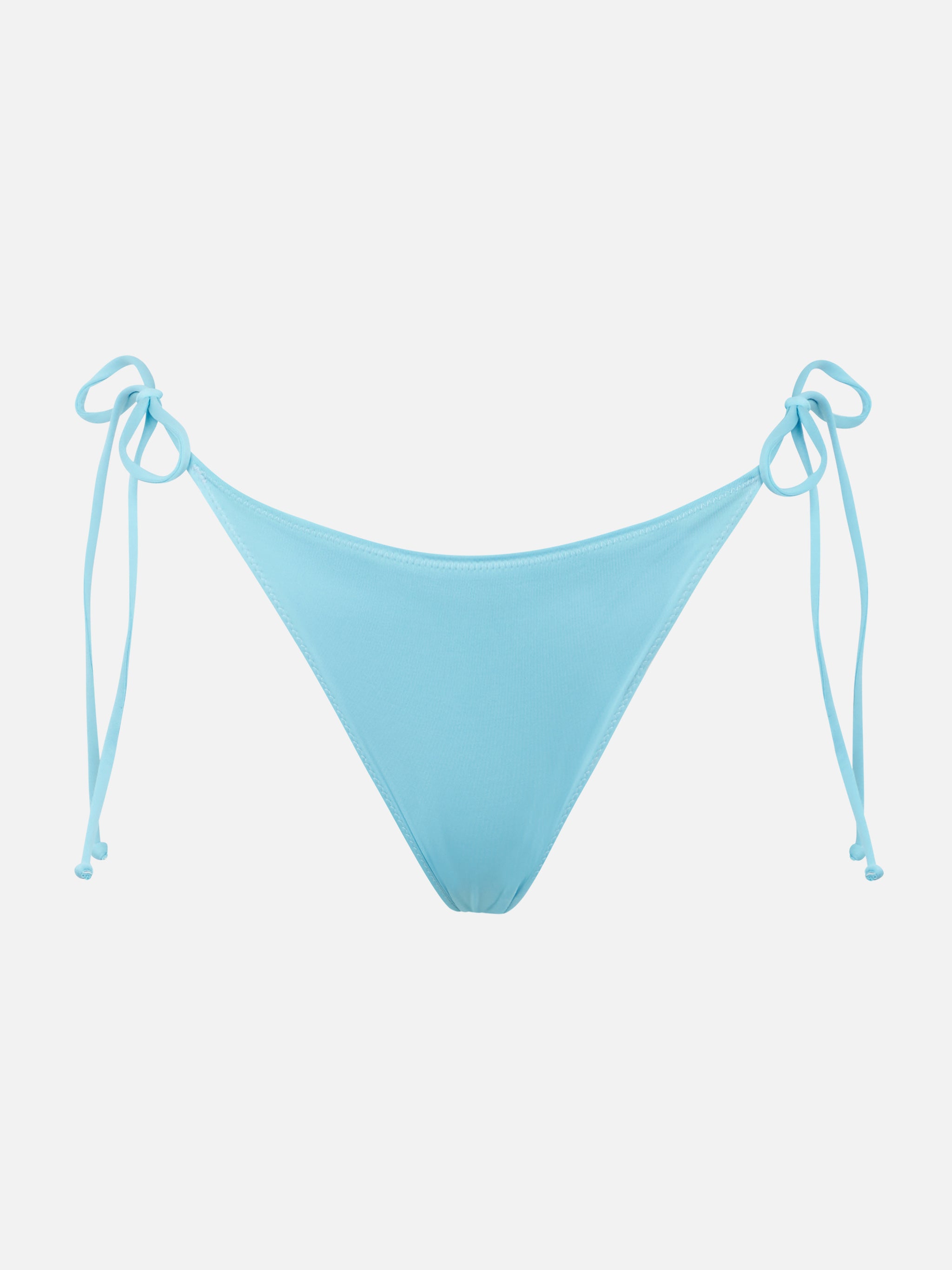 mc2-saint-barth-marielle-slip-mare-donna-azzurro-tinta-unita-con-laccetti image 1