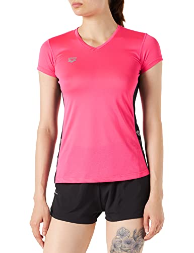 arena-w-run-s-s-mesh-solid-maglietta-running-donna-maniche-corte image 7