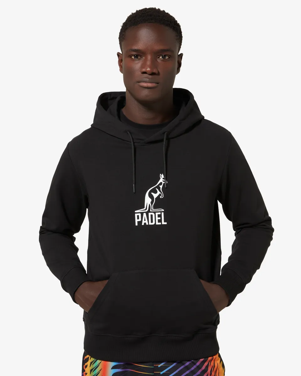 australian-padel-logo-hoodie-felpa-con-cappuccio-nero image 1
