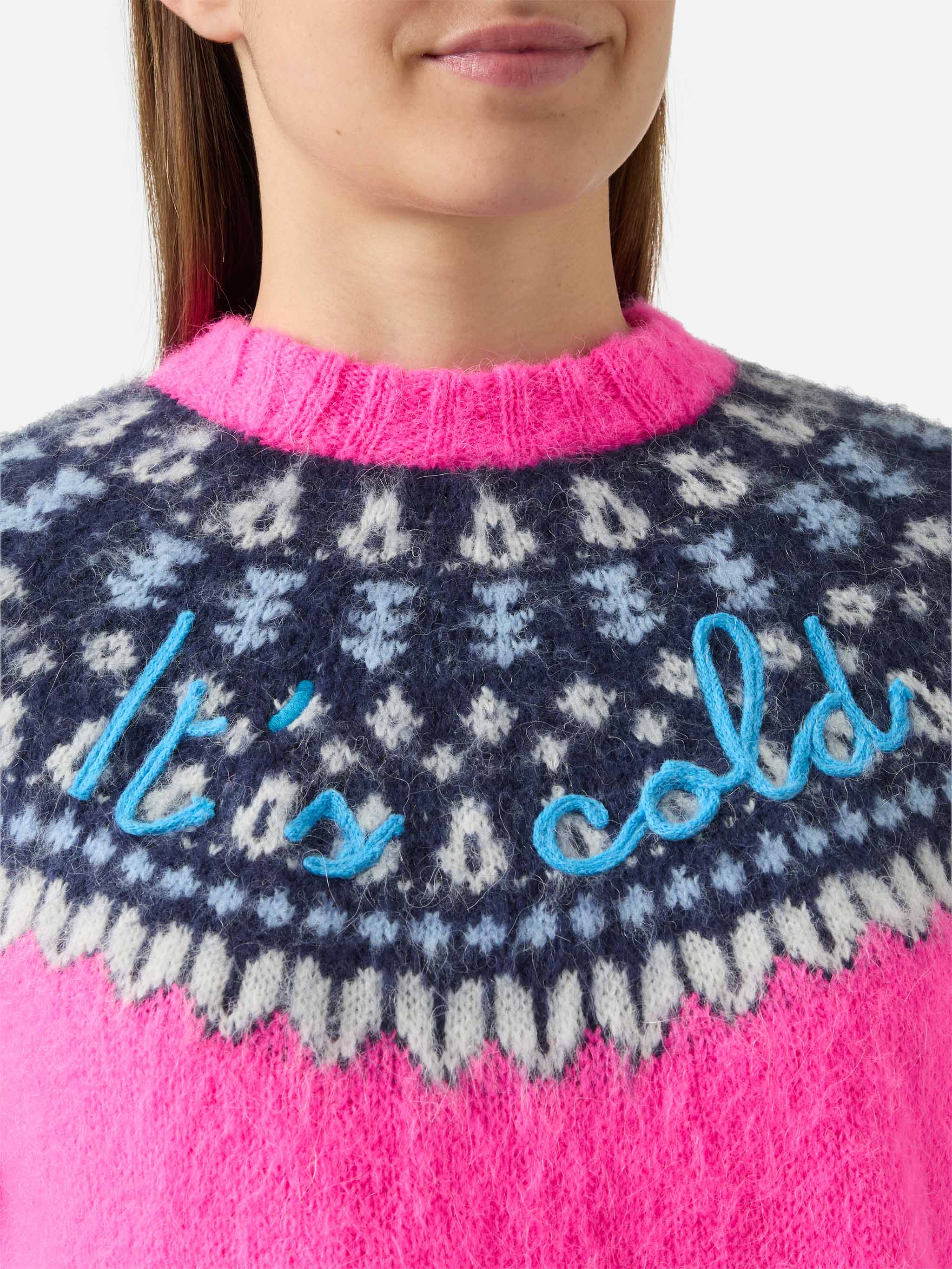 mc2-saint-barth-new-queen-girocollo-nordic-soft-fucsia-fluo-con-ricamo-it-s-cold image 2