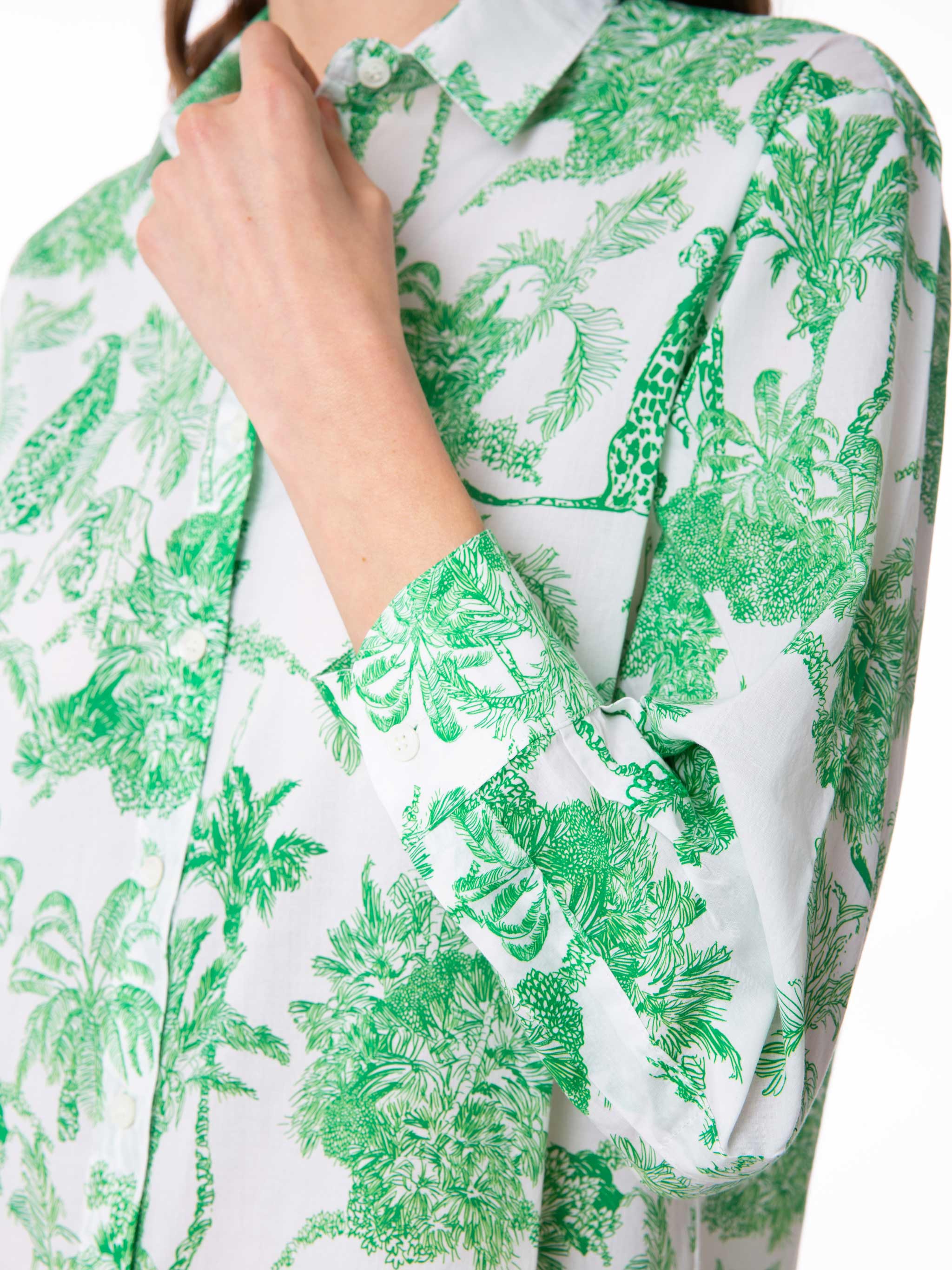 mc2-saint-barth-camicia-brigitte-in-cotone-stampa-toile-de-jouy-verde image 3