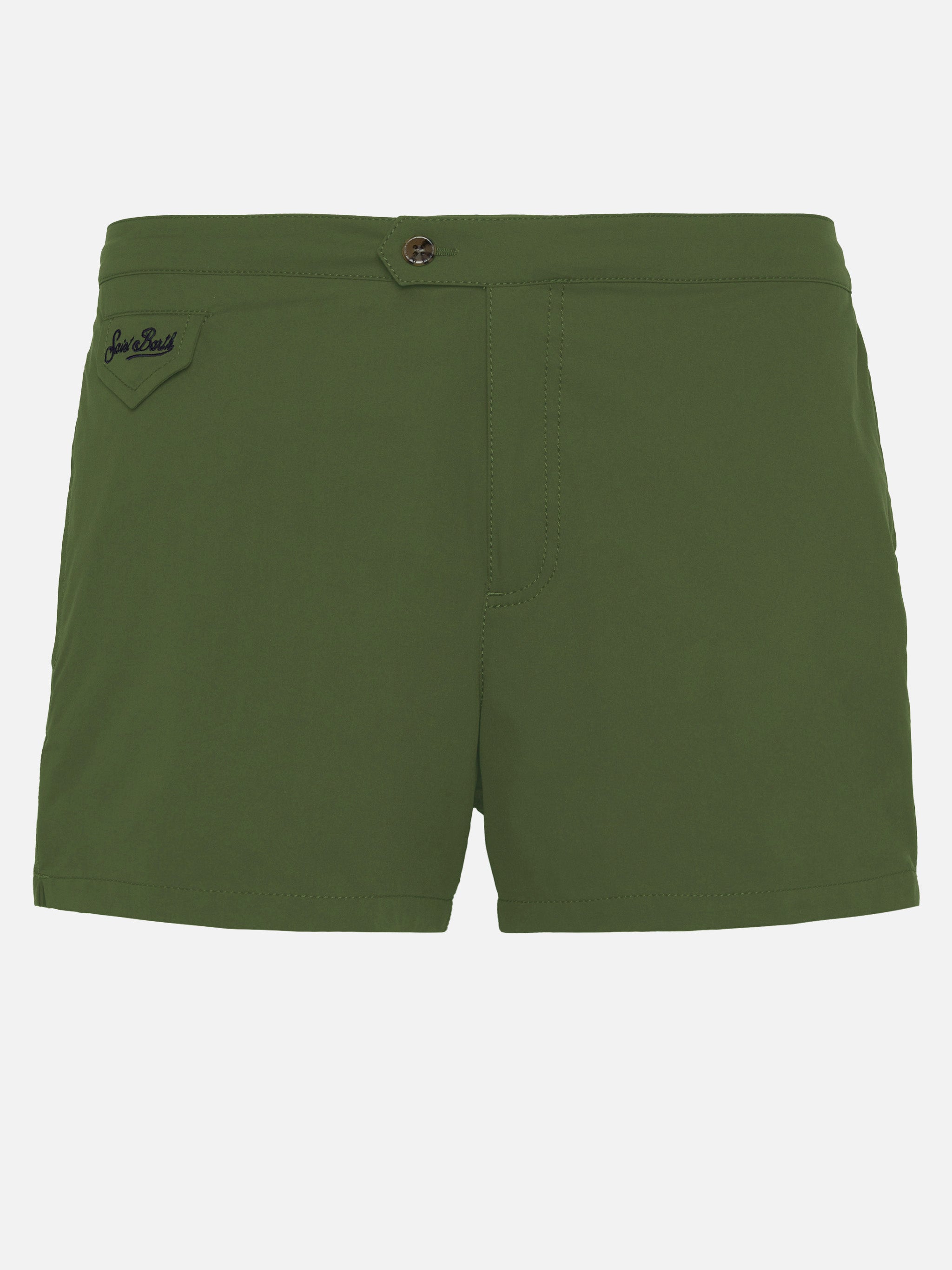 mc2-saint-barth-harrys-costume-mare-uomo-verde-militare-slim image 1